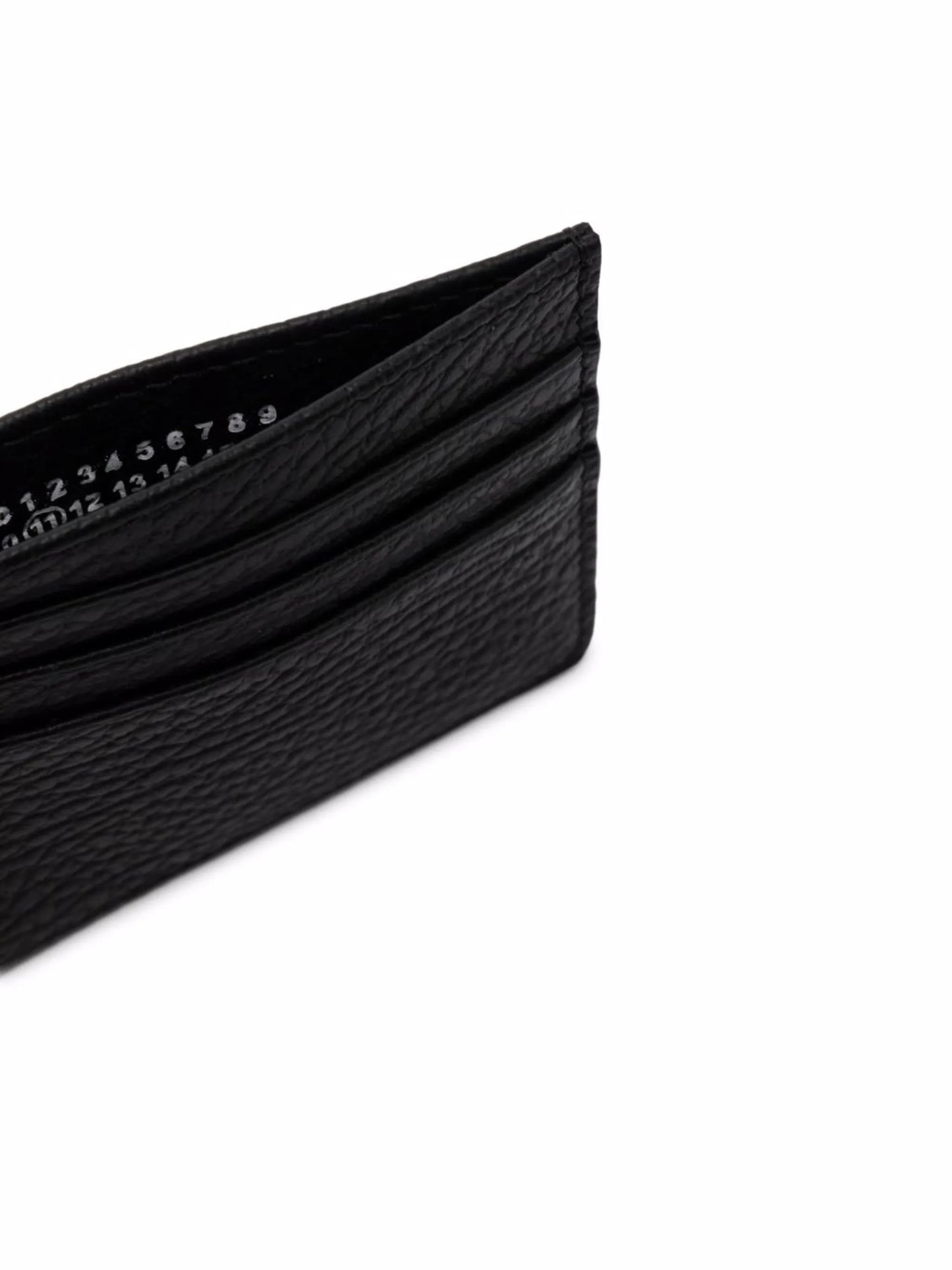 four-stitch leather card holder