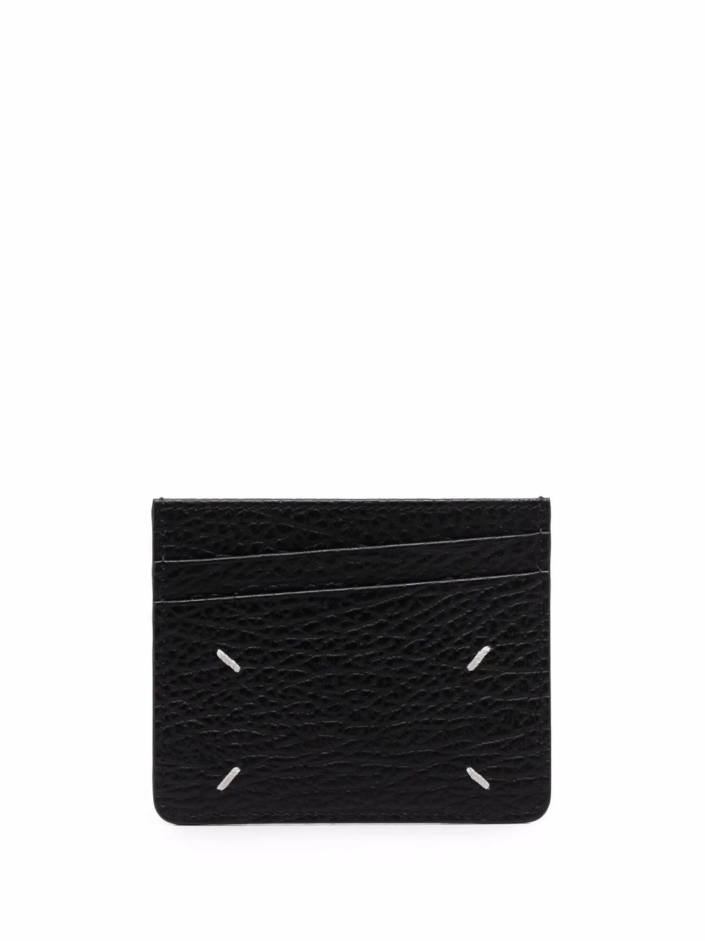 four-stitches leather card holder