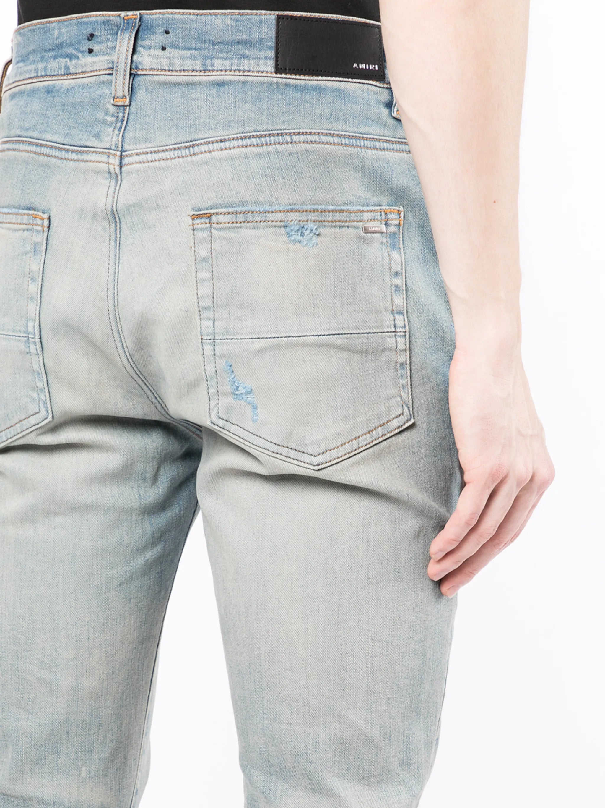 MX1 ripped skinny jeans