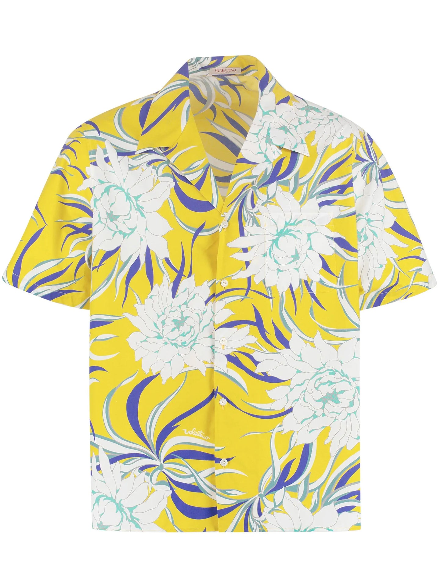 graphic-print short-sleeve shirt
