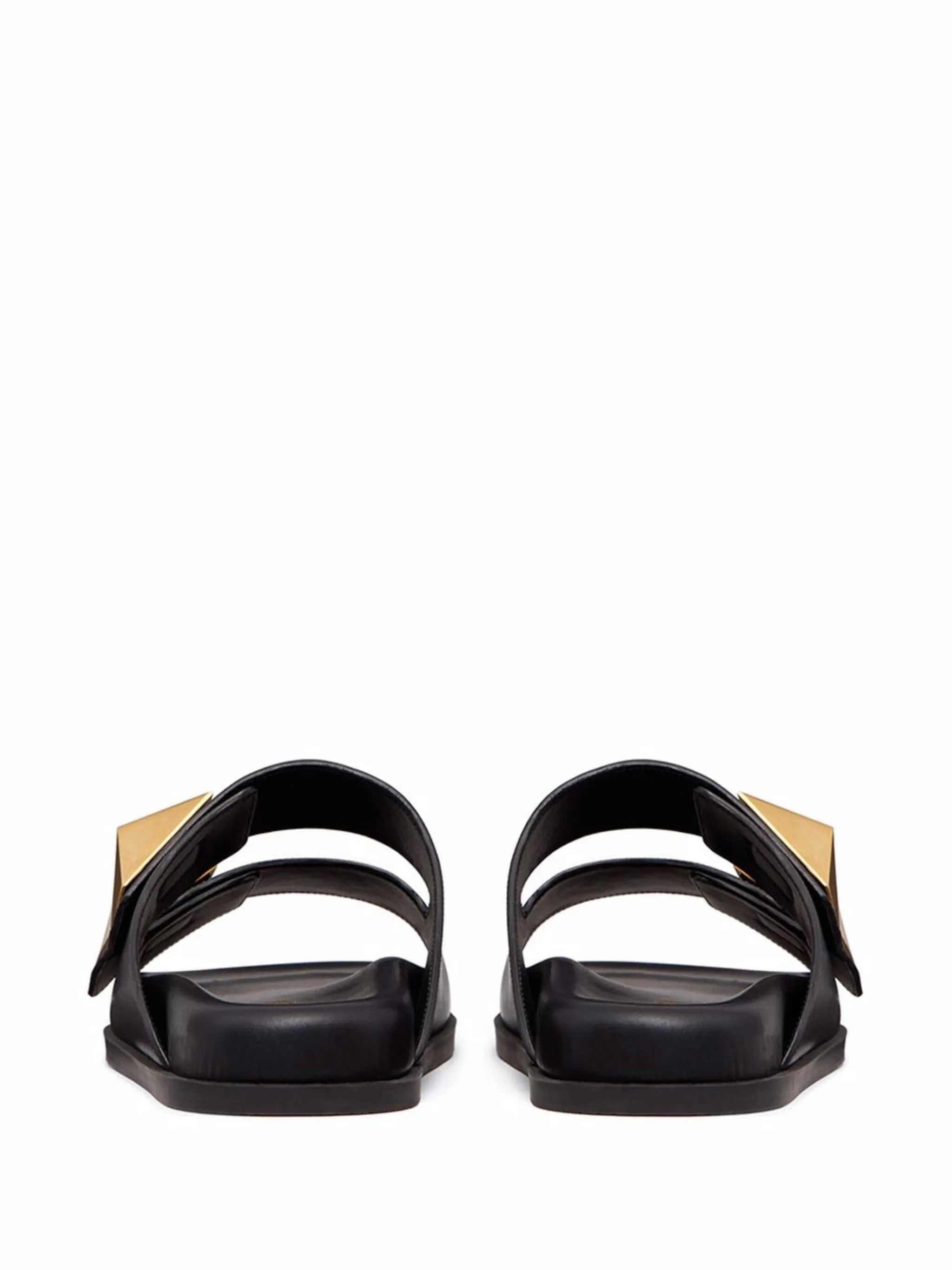 oversized Rockstud flat sandals