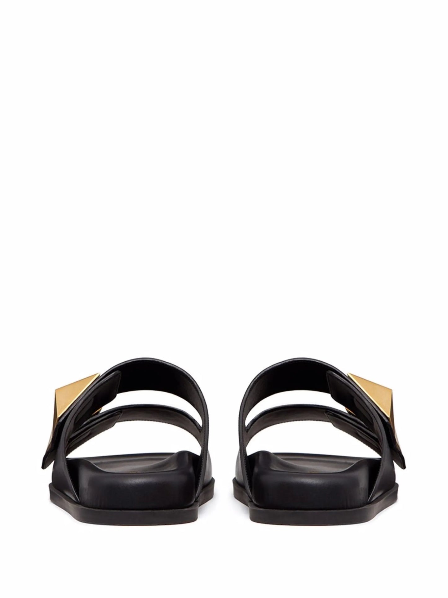 oversized Rockstud flat sandals