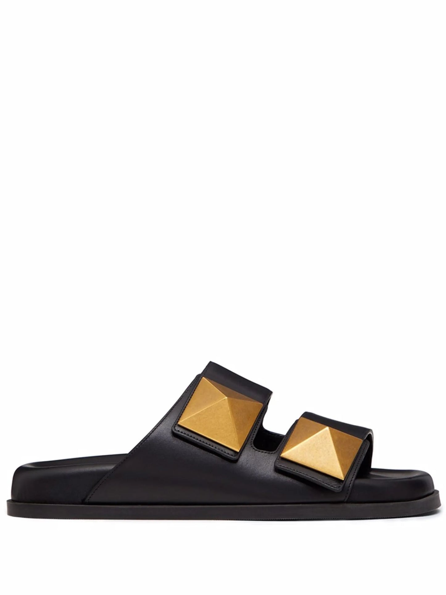 oversized Rockstud flat sandals