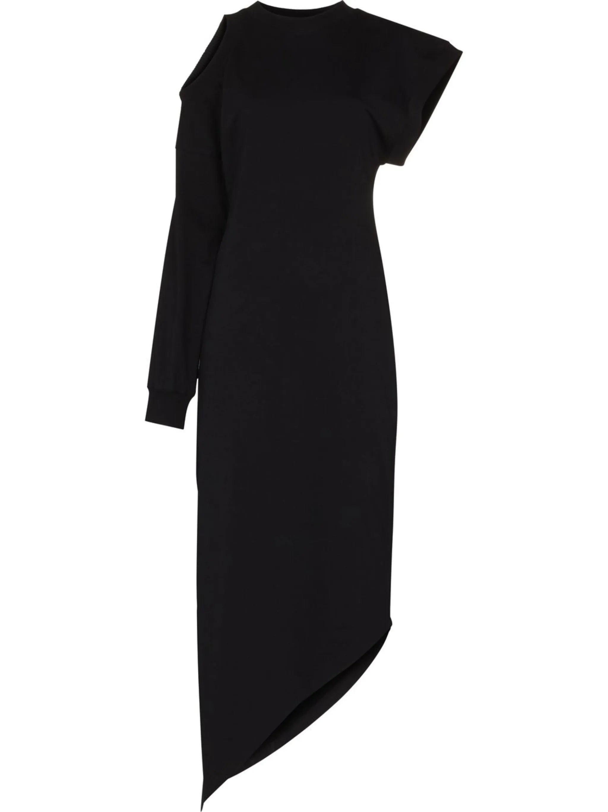 asymmetric organic-cotton dress