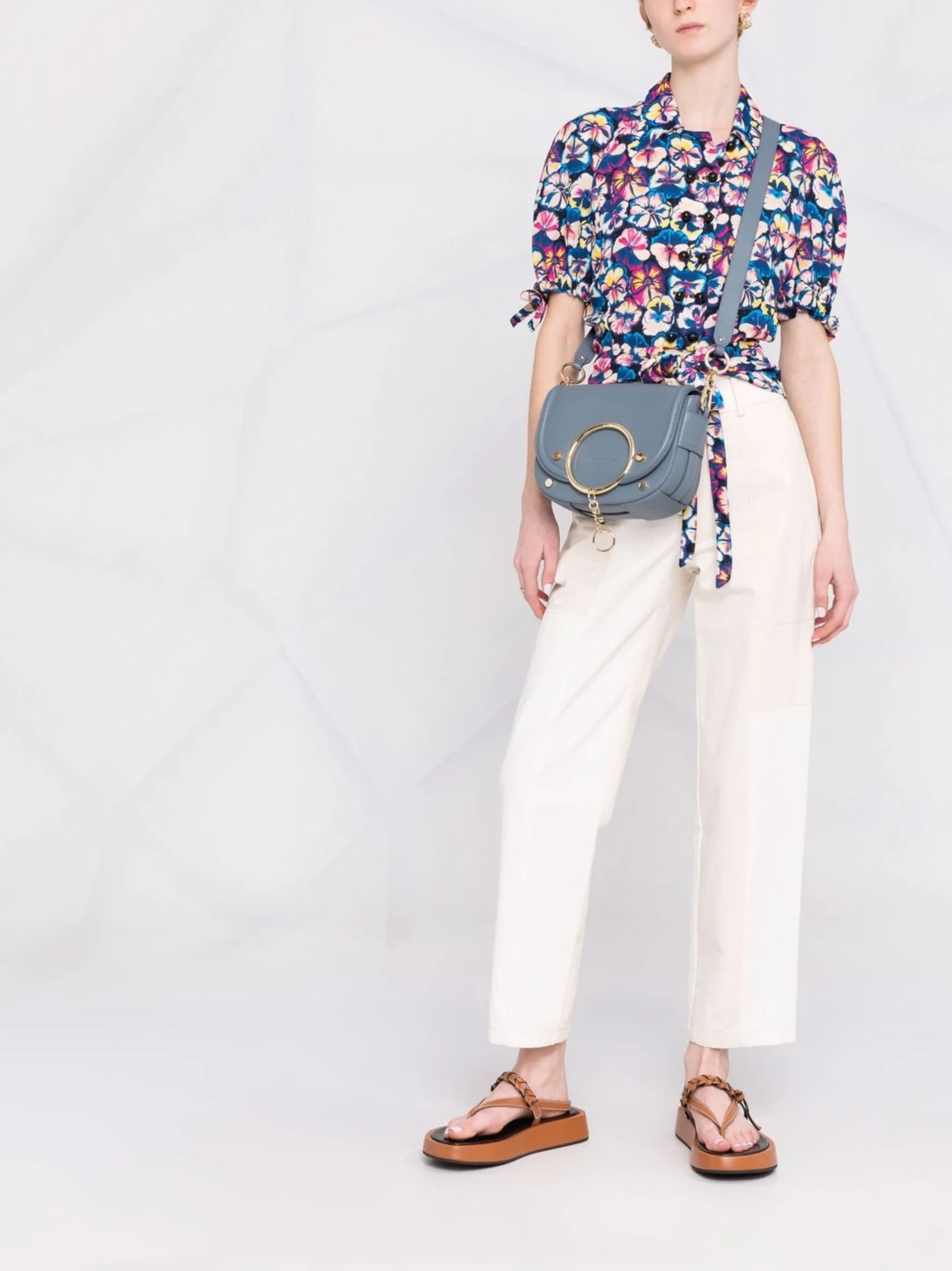 Mara leather crossbody bag