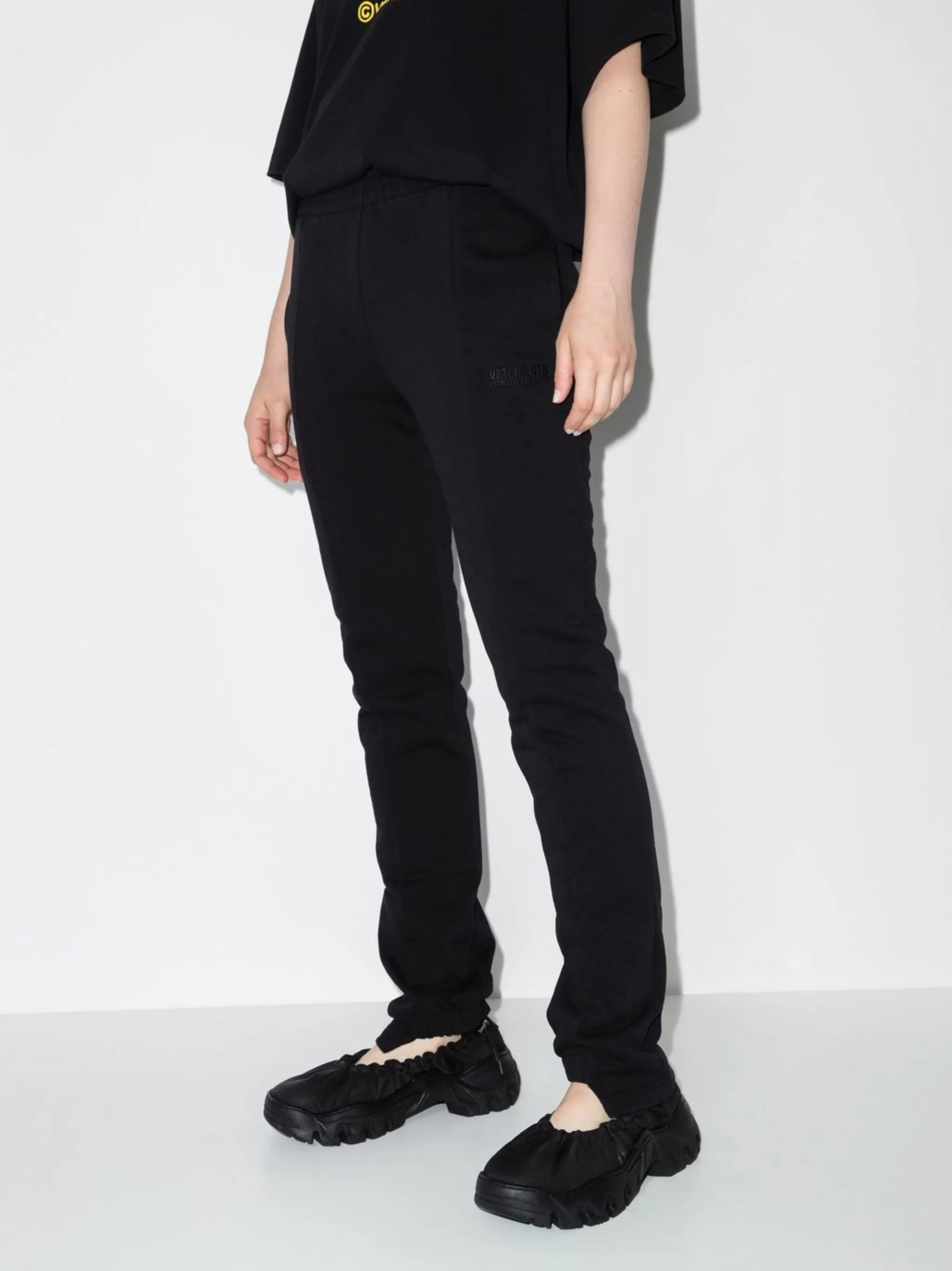 split-cuff track pants