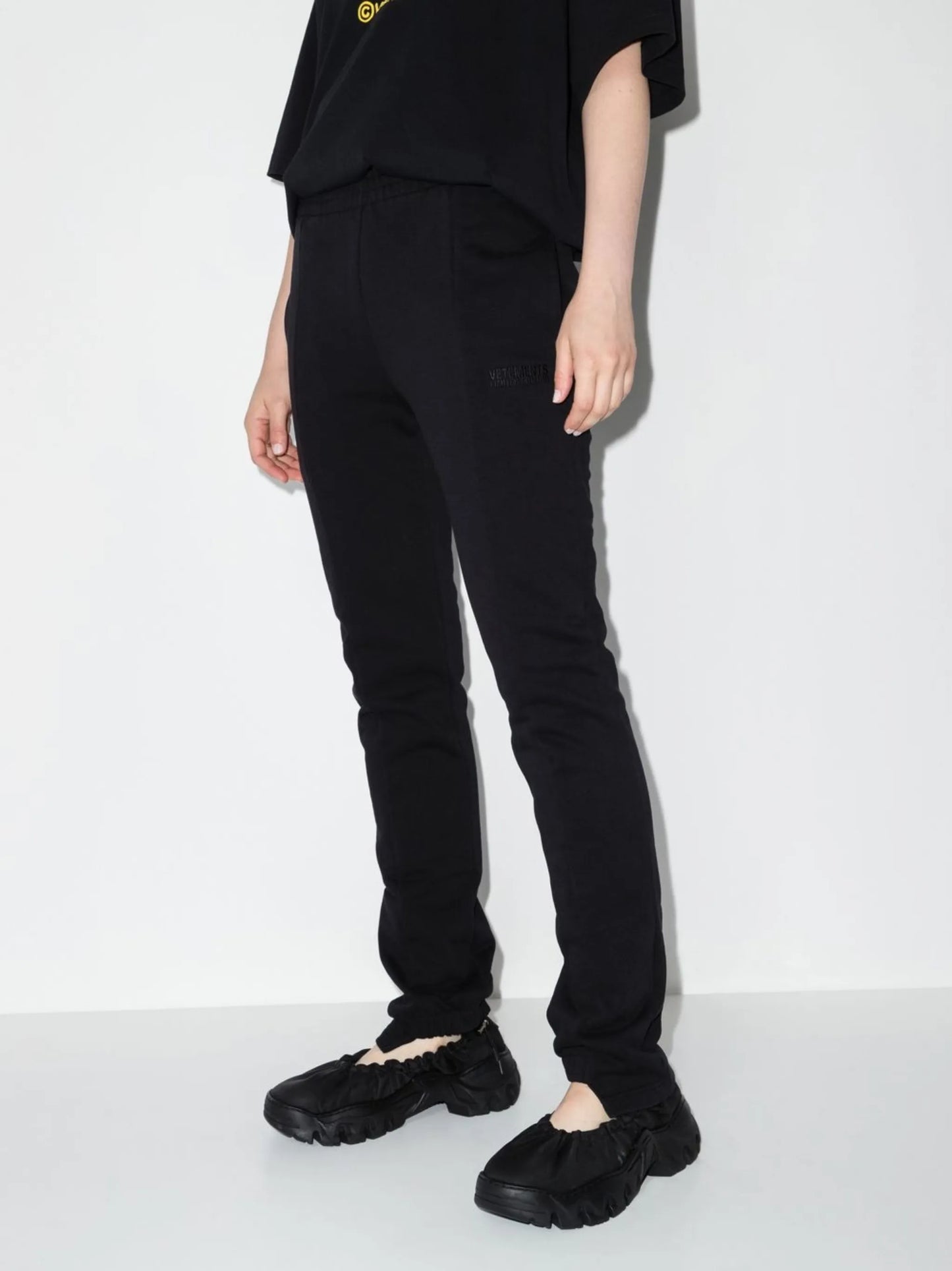 split-cuff track pants
