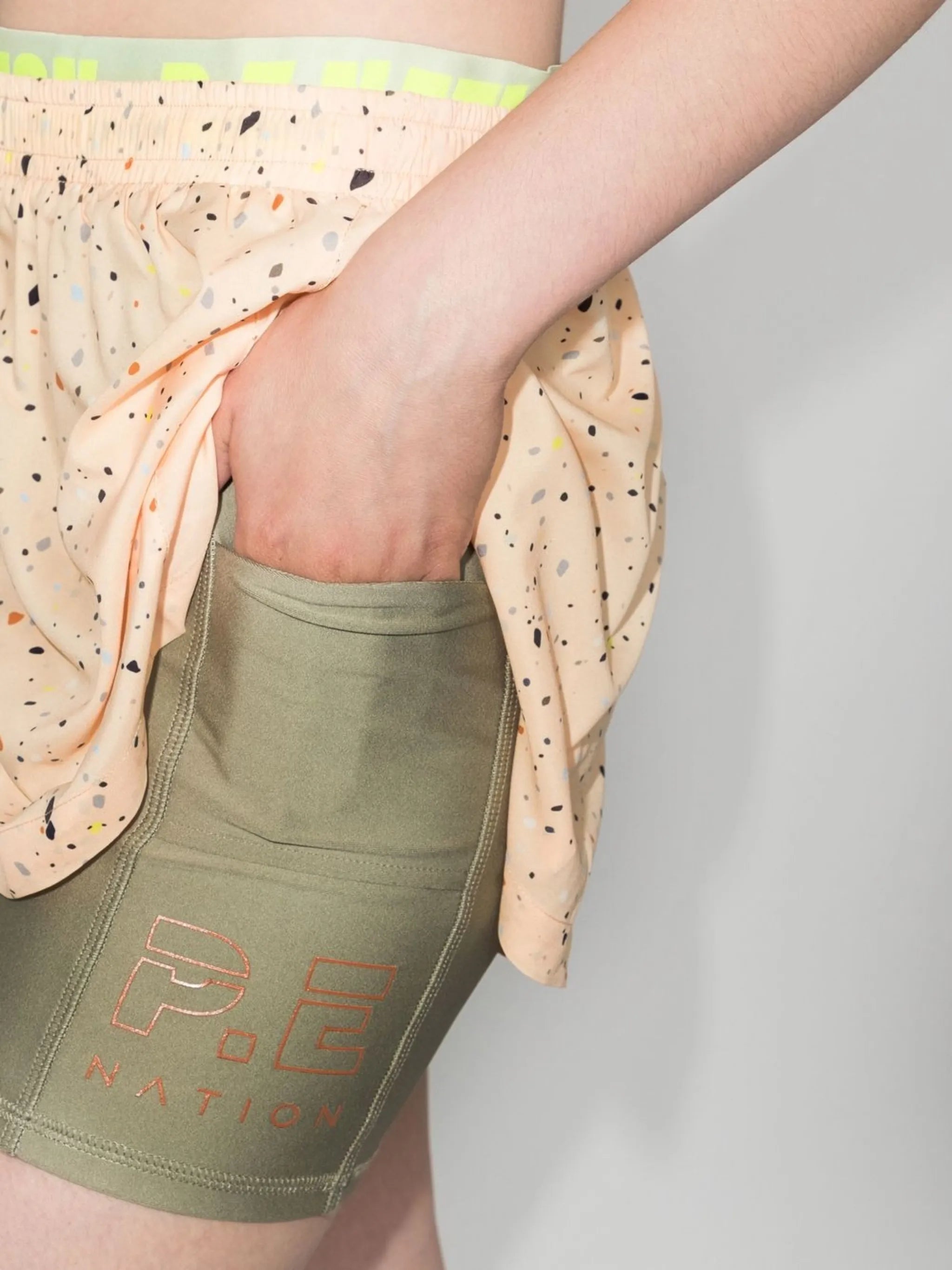 Alignment layered running shorts
