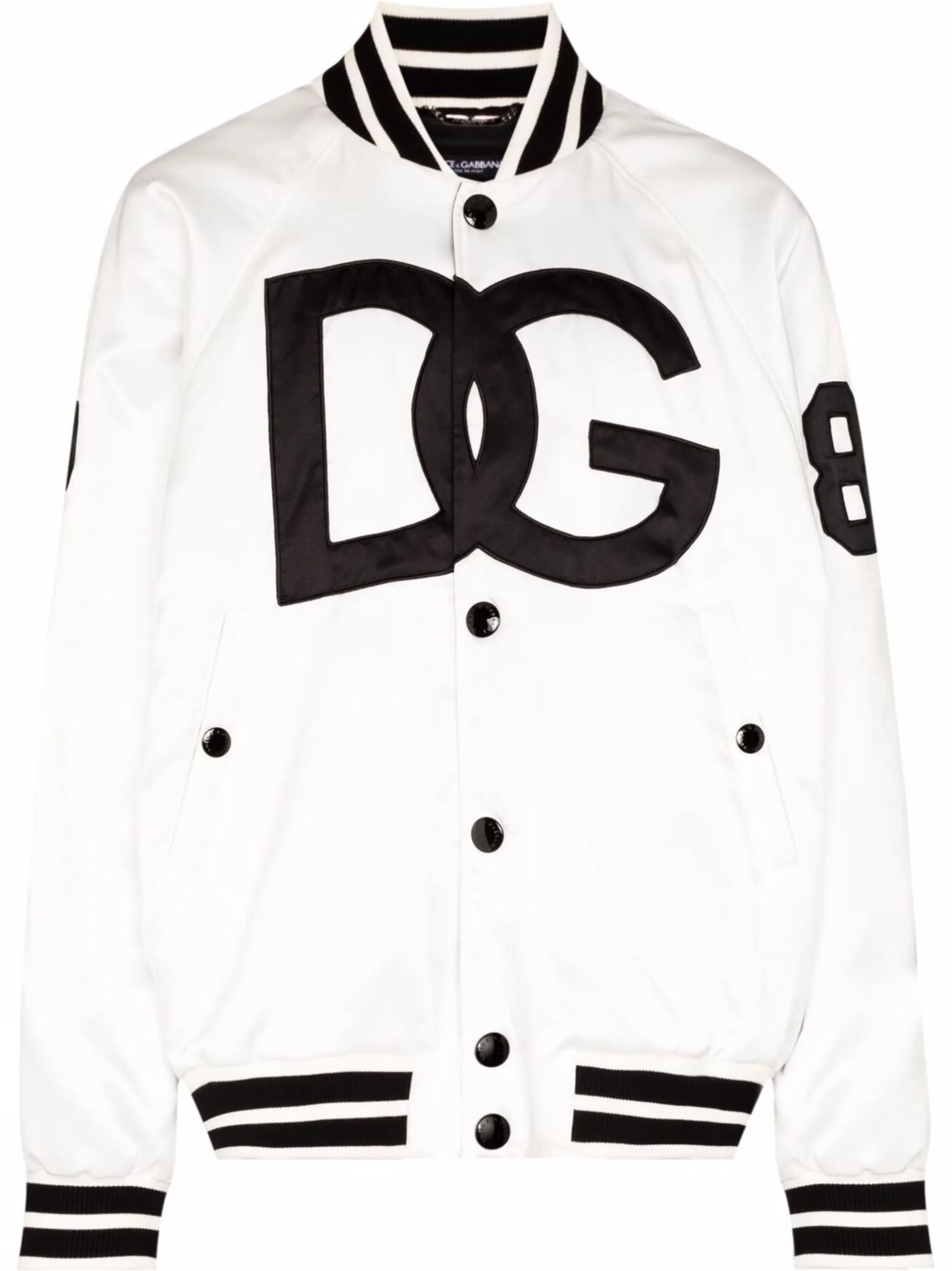 DG satin varsity jacket