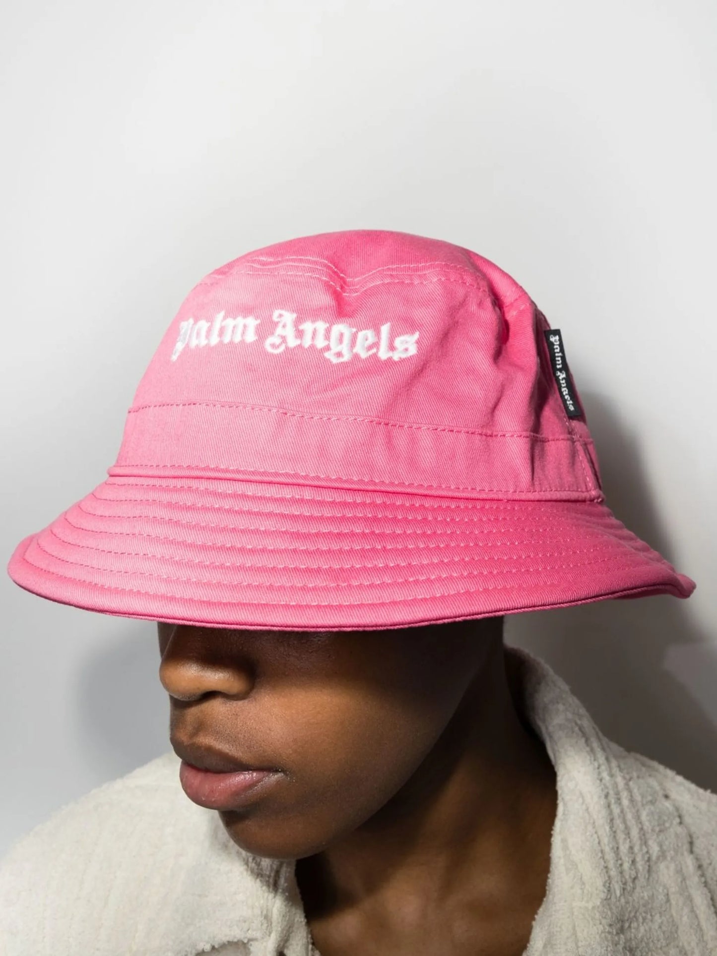 embroidered logo bucket hat