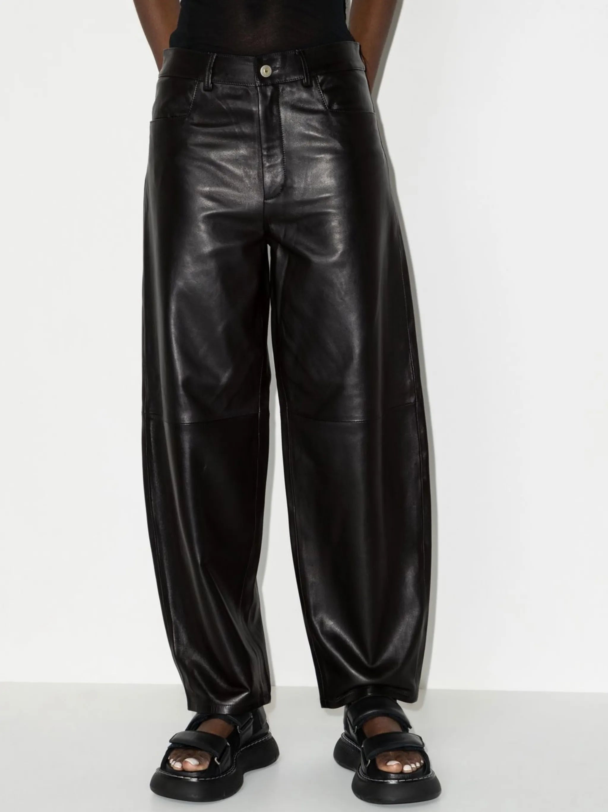 Chamomile high-waist trousers