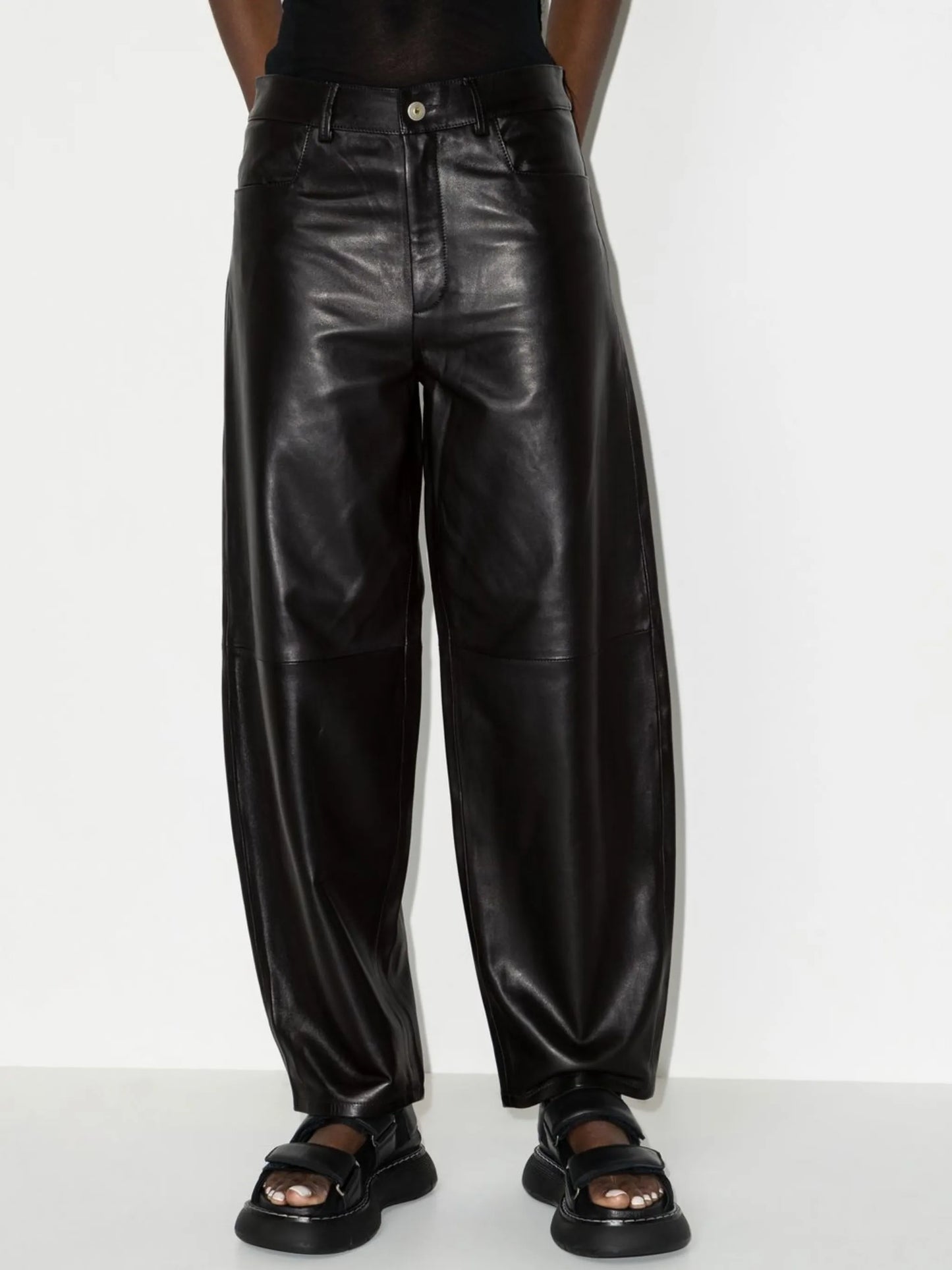 Chamomile high-waist trousers