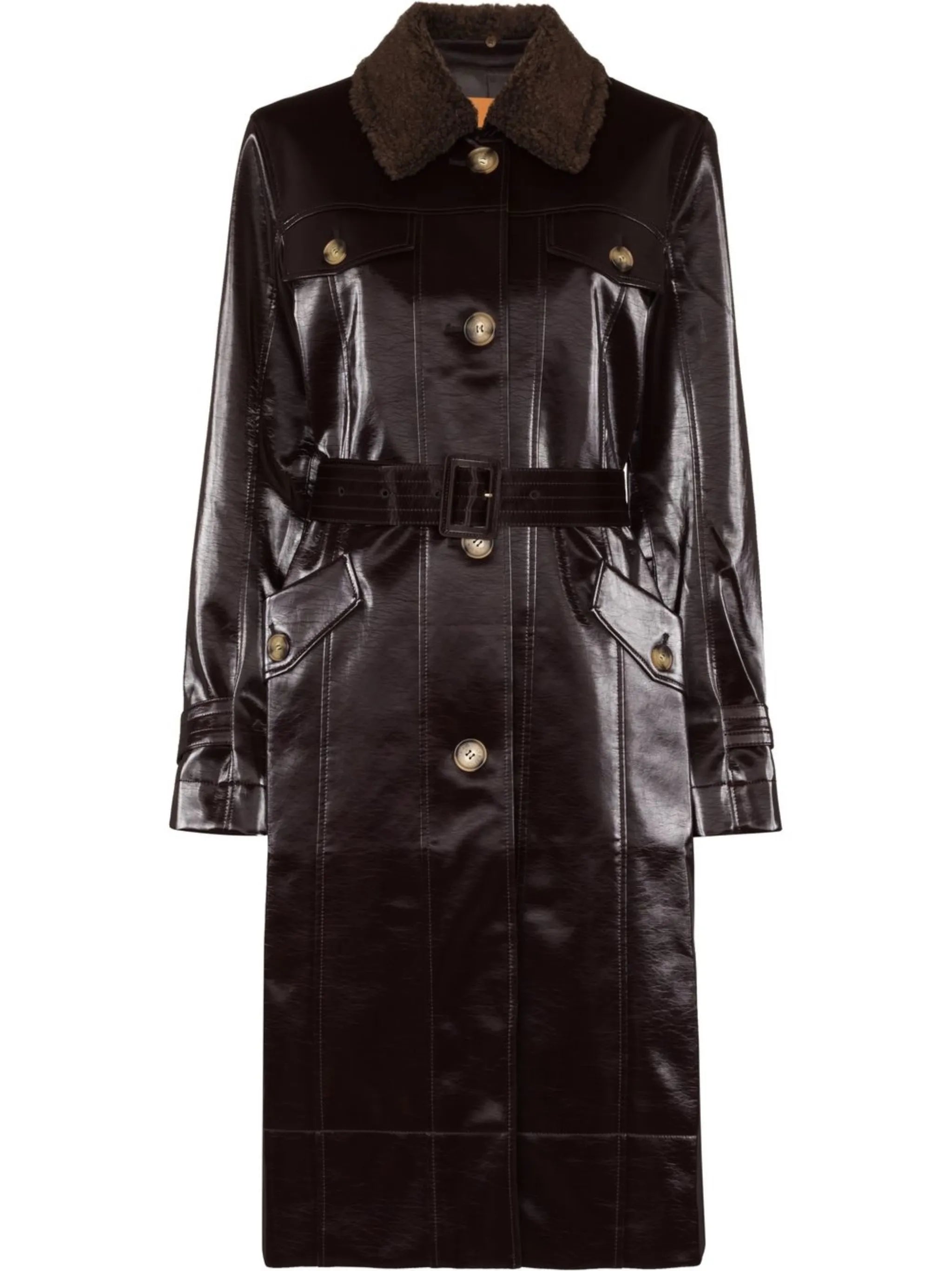 Hana single-breasted coat