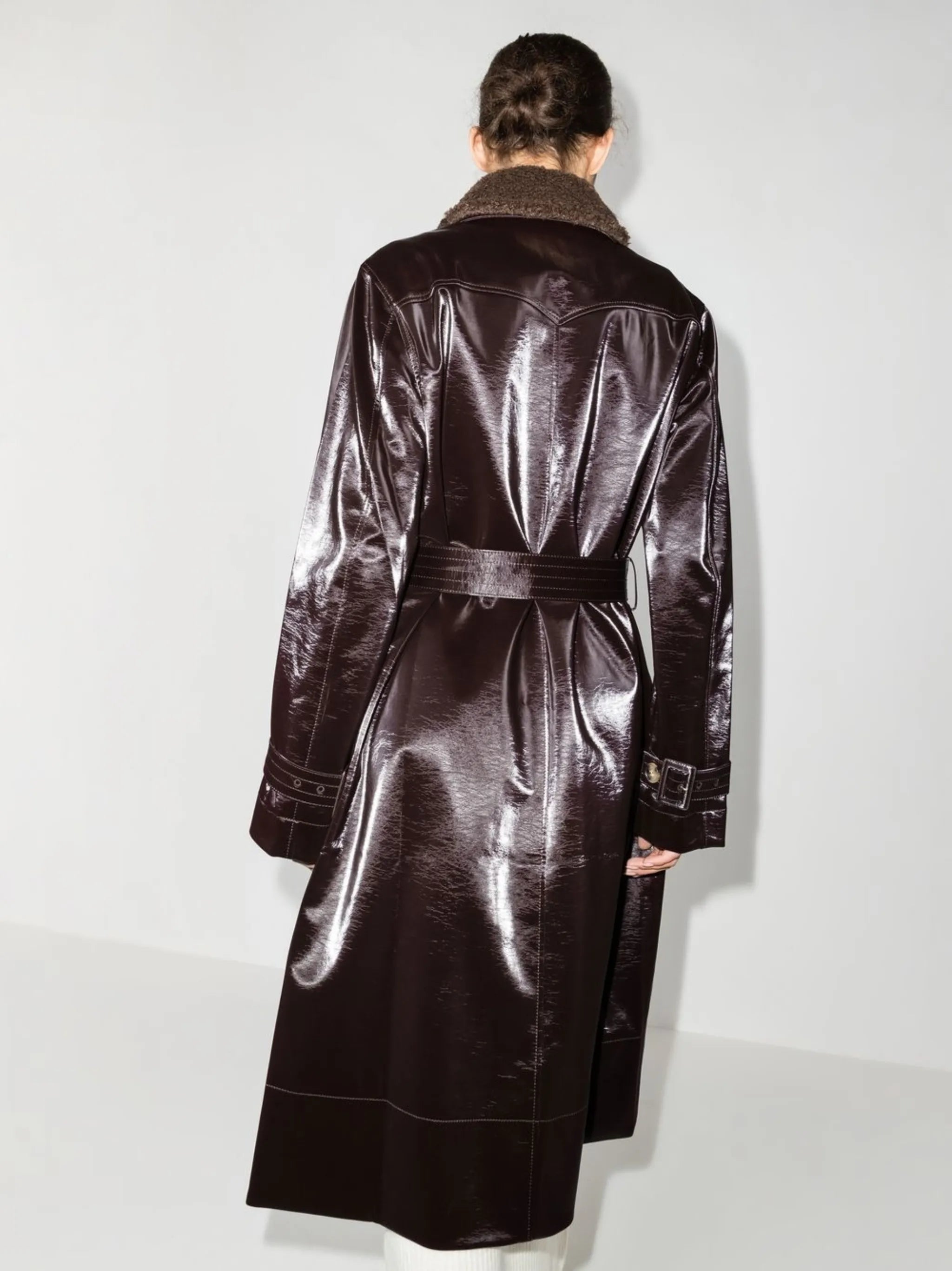 Hana single-breasted coat