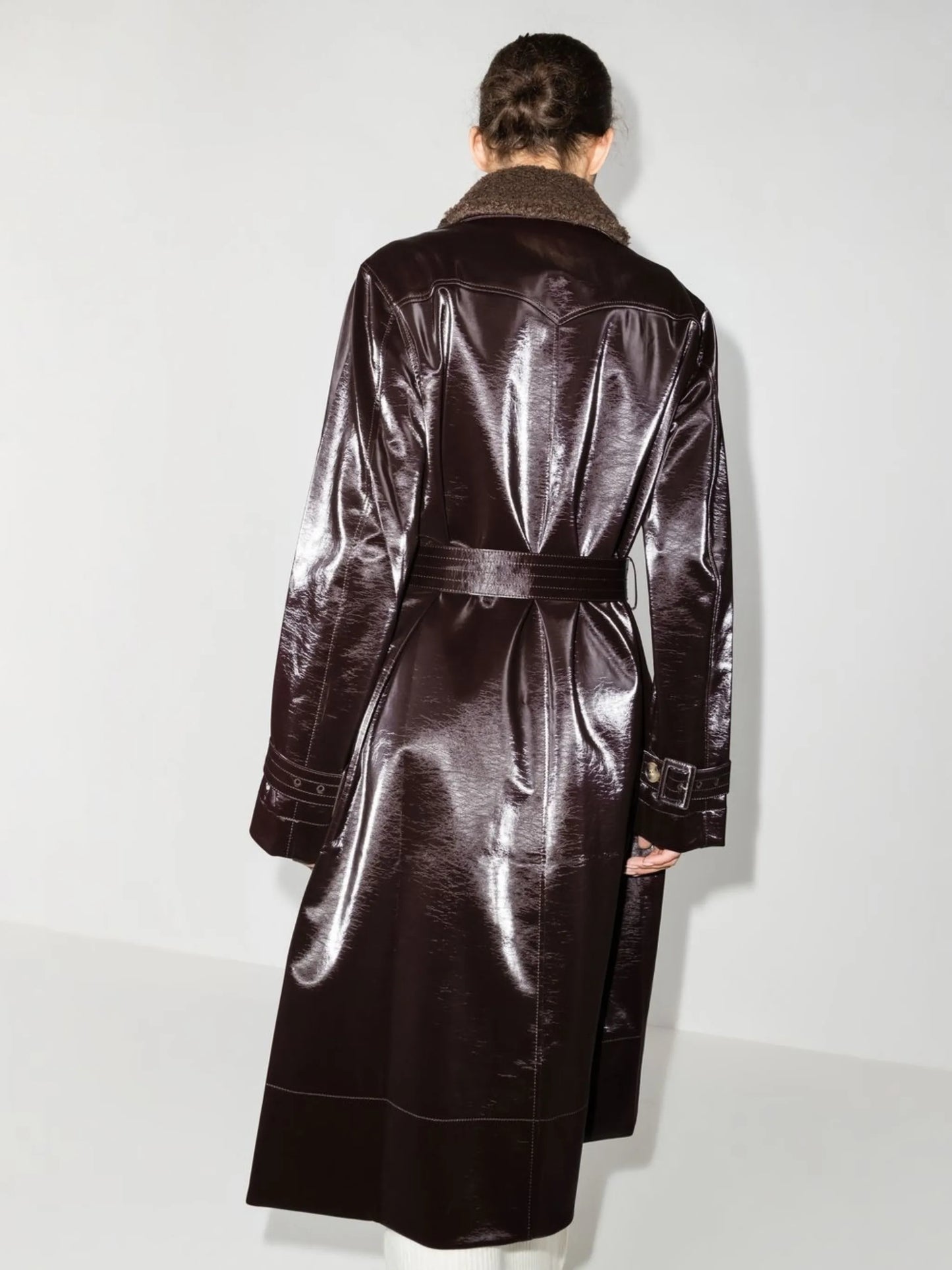 Hana single-breasted coat