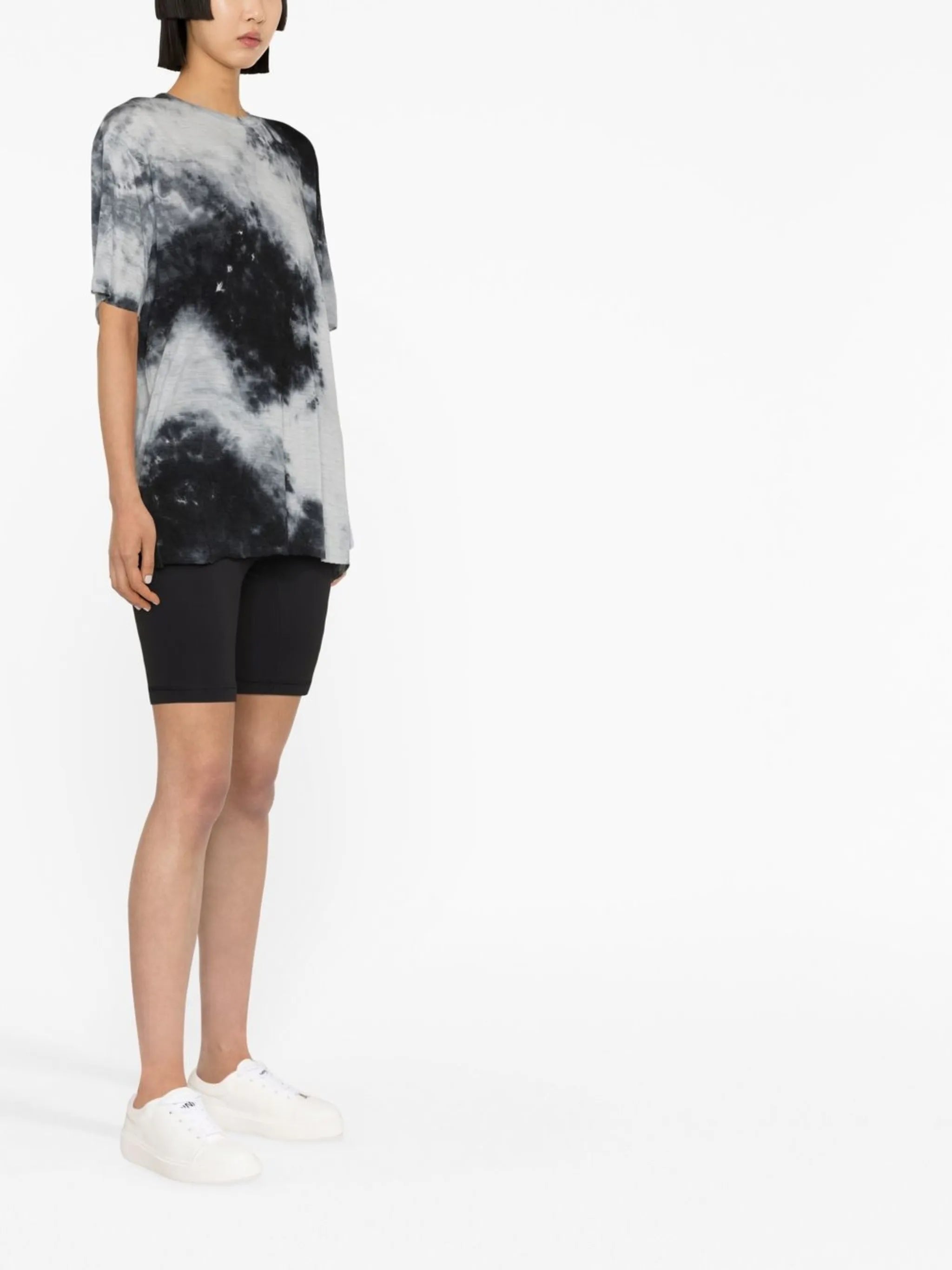 Grey CloudMerino Tie Dye T-shirt