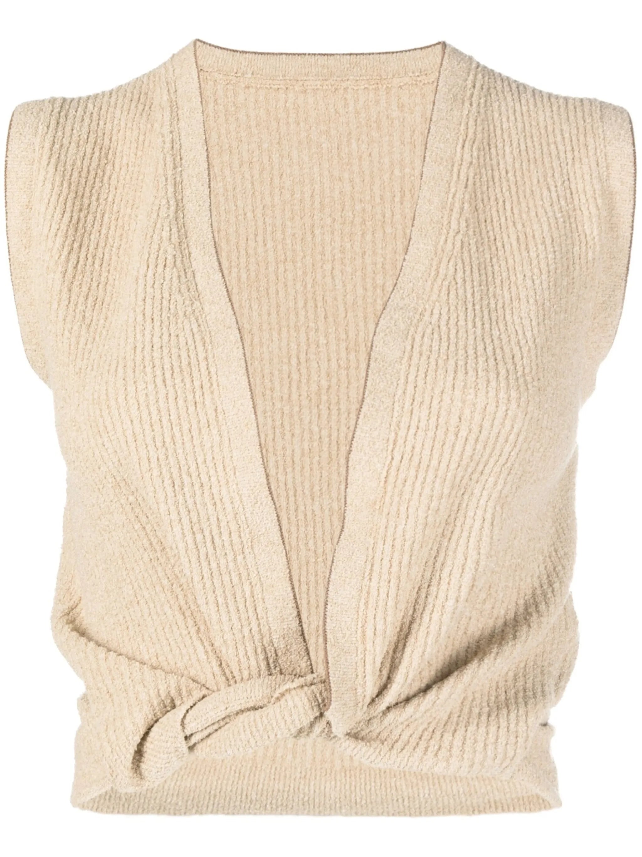 Le Haut Noue twist-front top