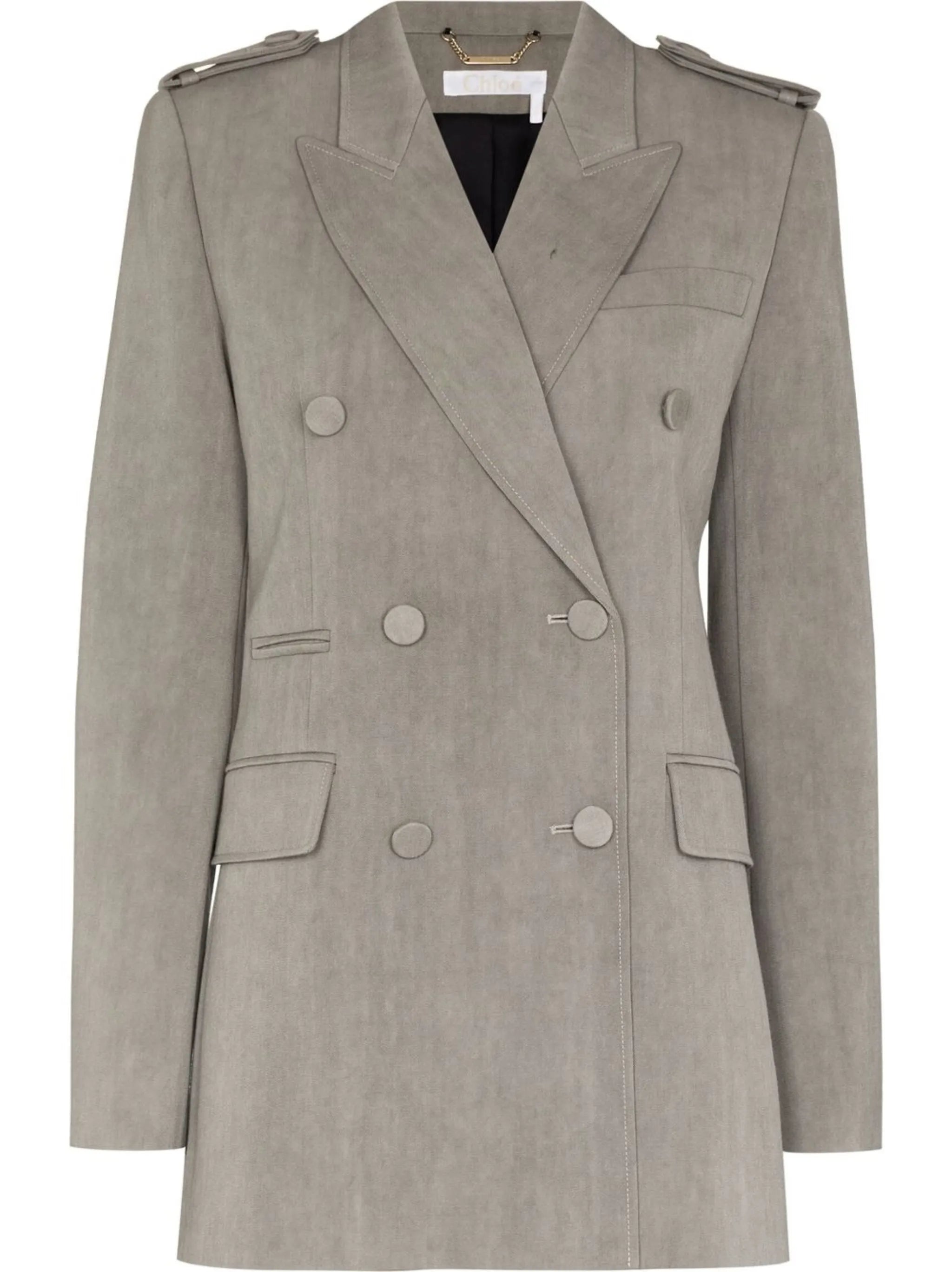 double-breasted blazer