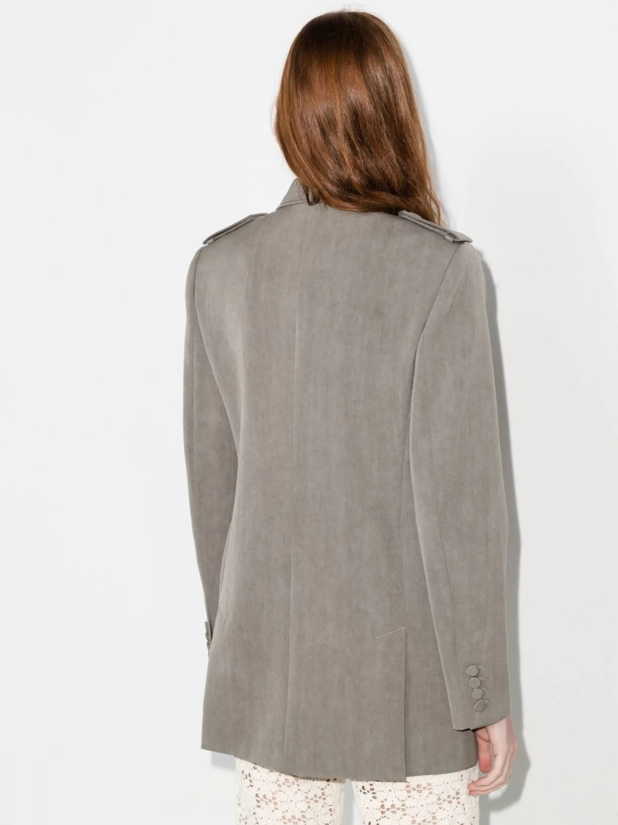 double-breasted blazer