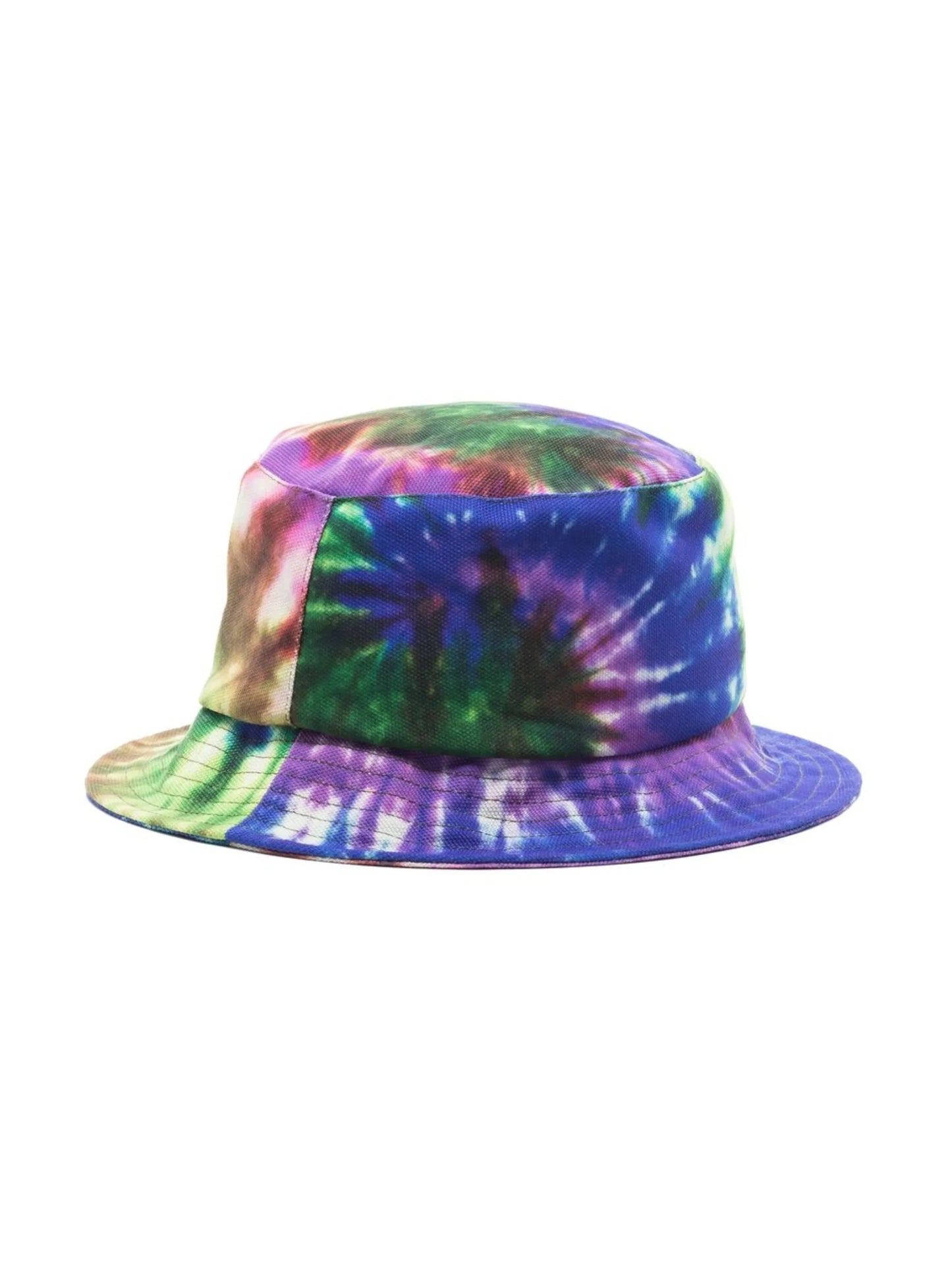 tie-dye logo bucket hat