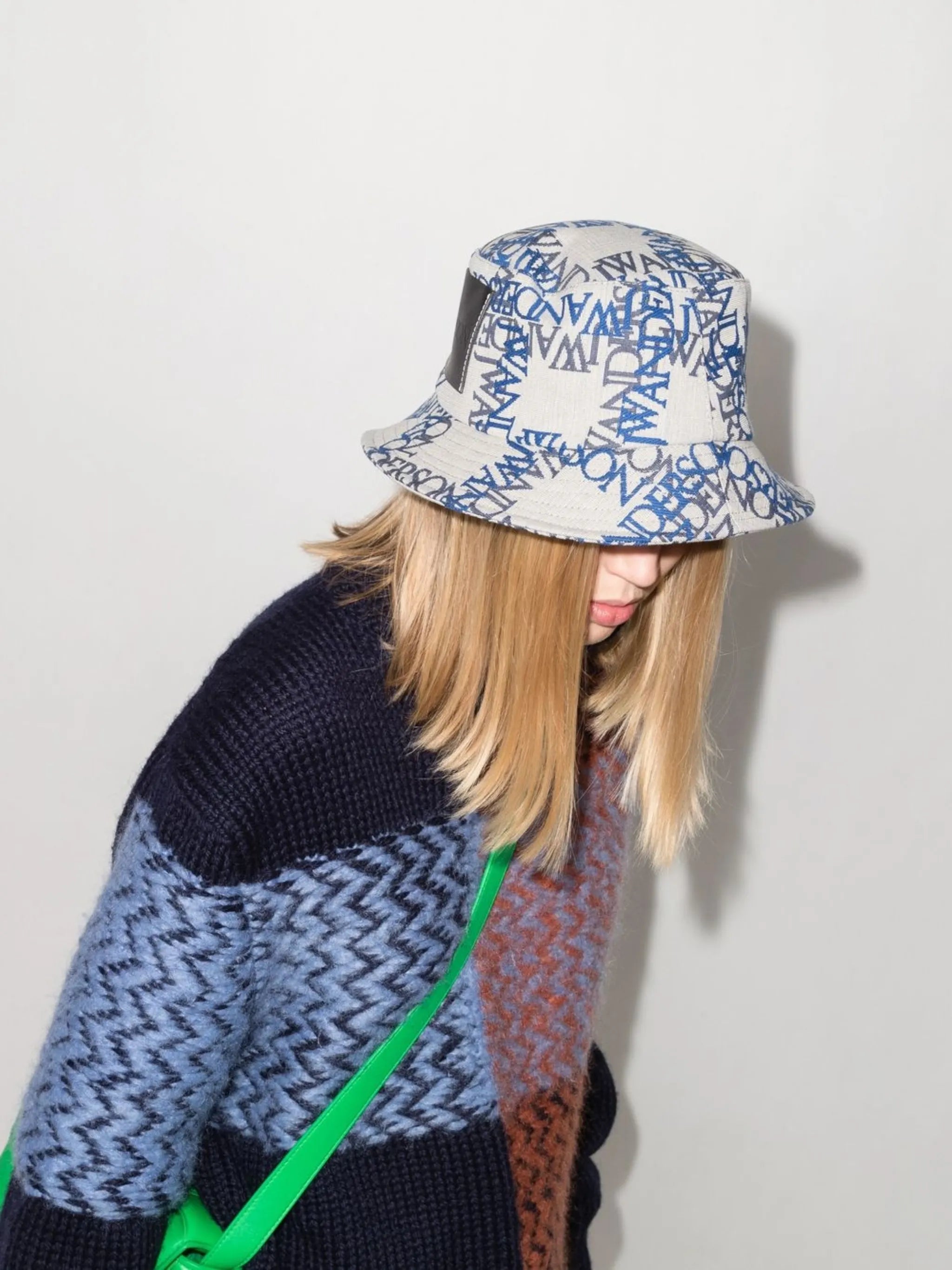 logo-jacquard bucket hat