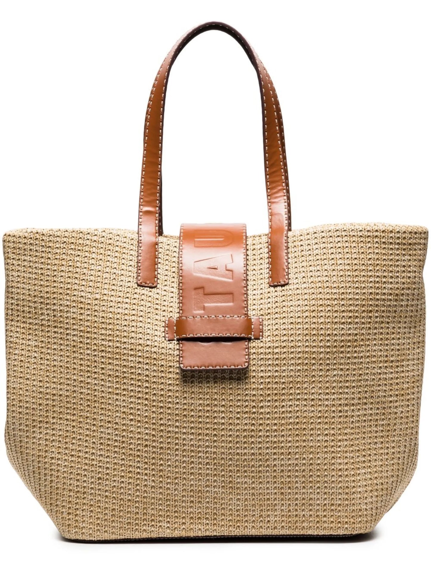 Mercato raffia tote bag