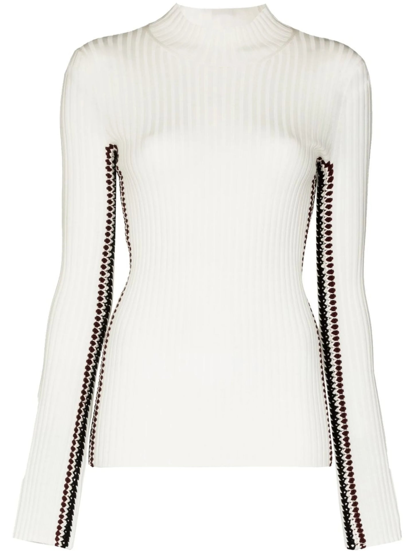 crochet-trim jumper