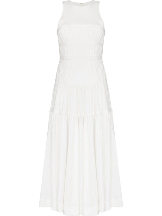 boned-bodice sleeveless dress