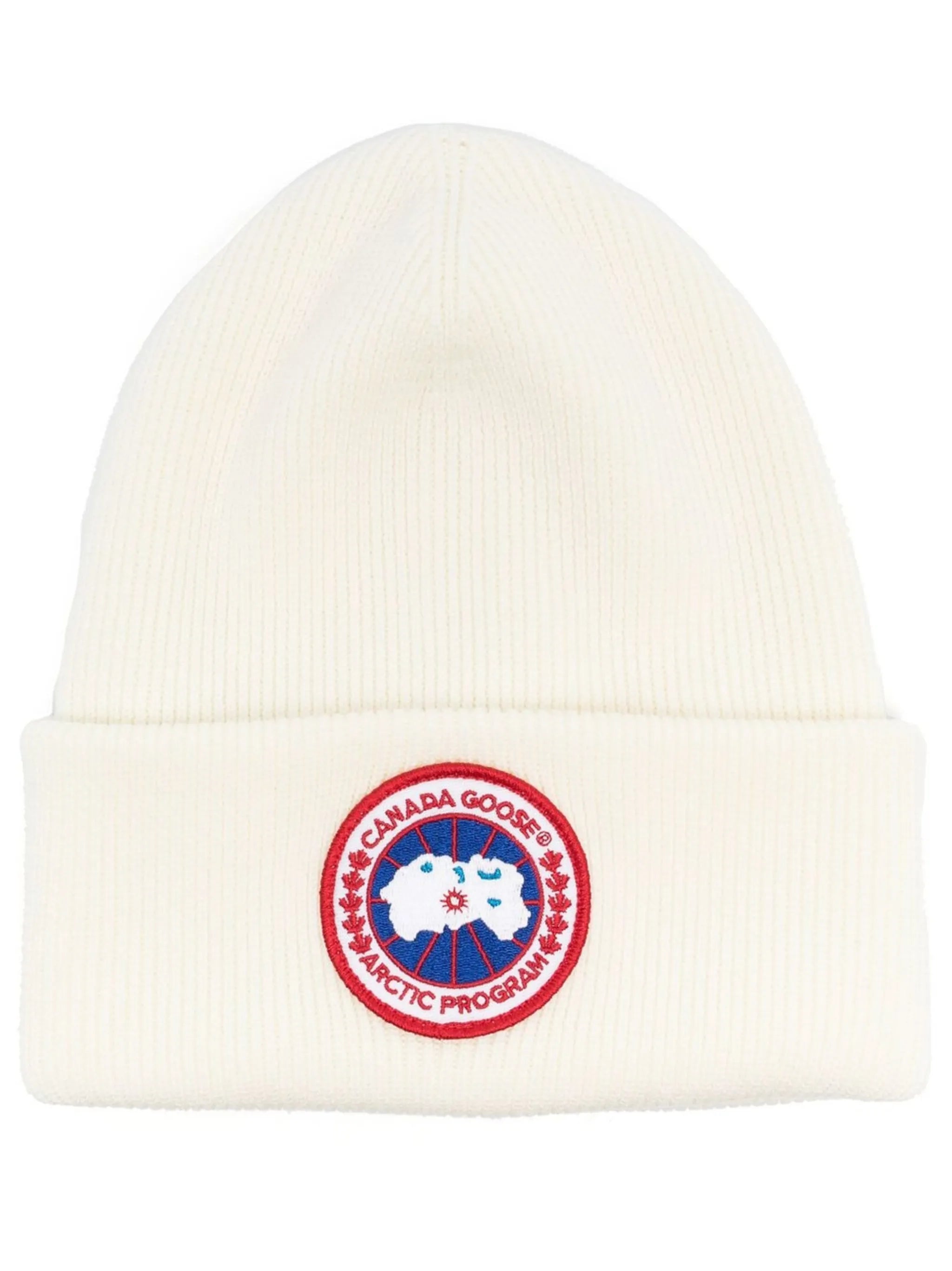 Arctic Toque logo-patch beanie hat