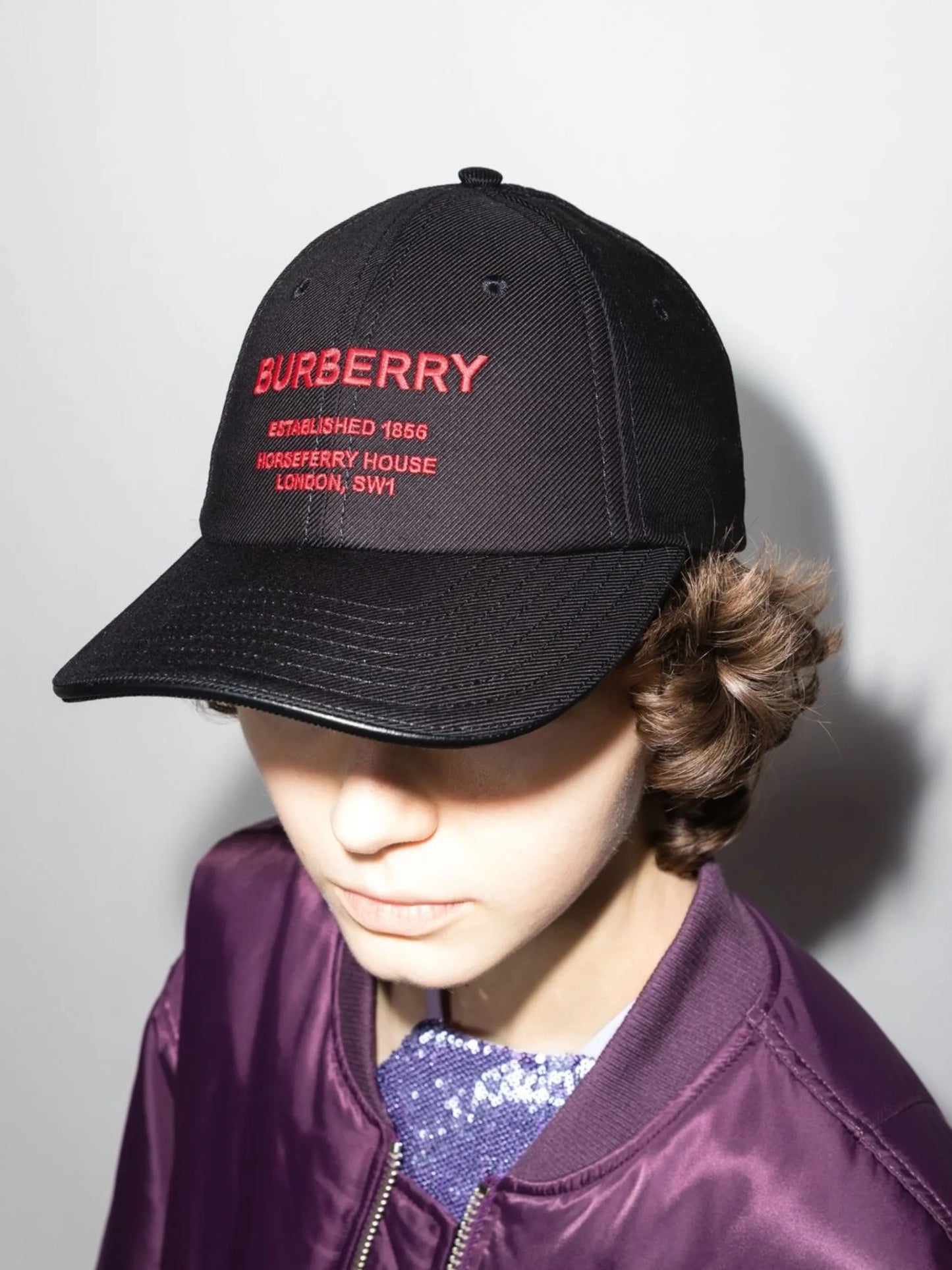 Horseferry print baseball hat