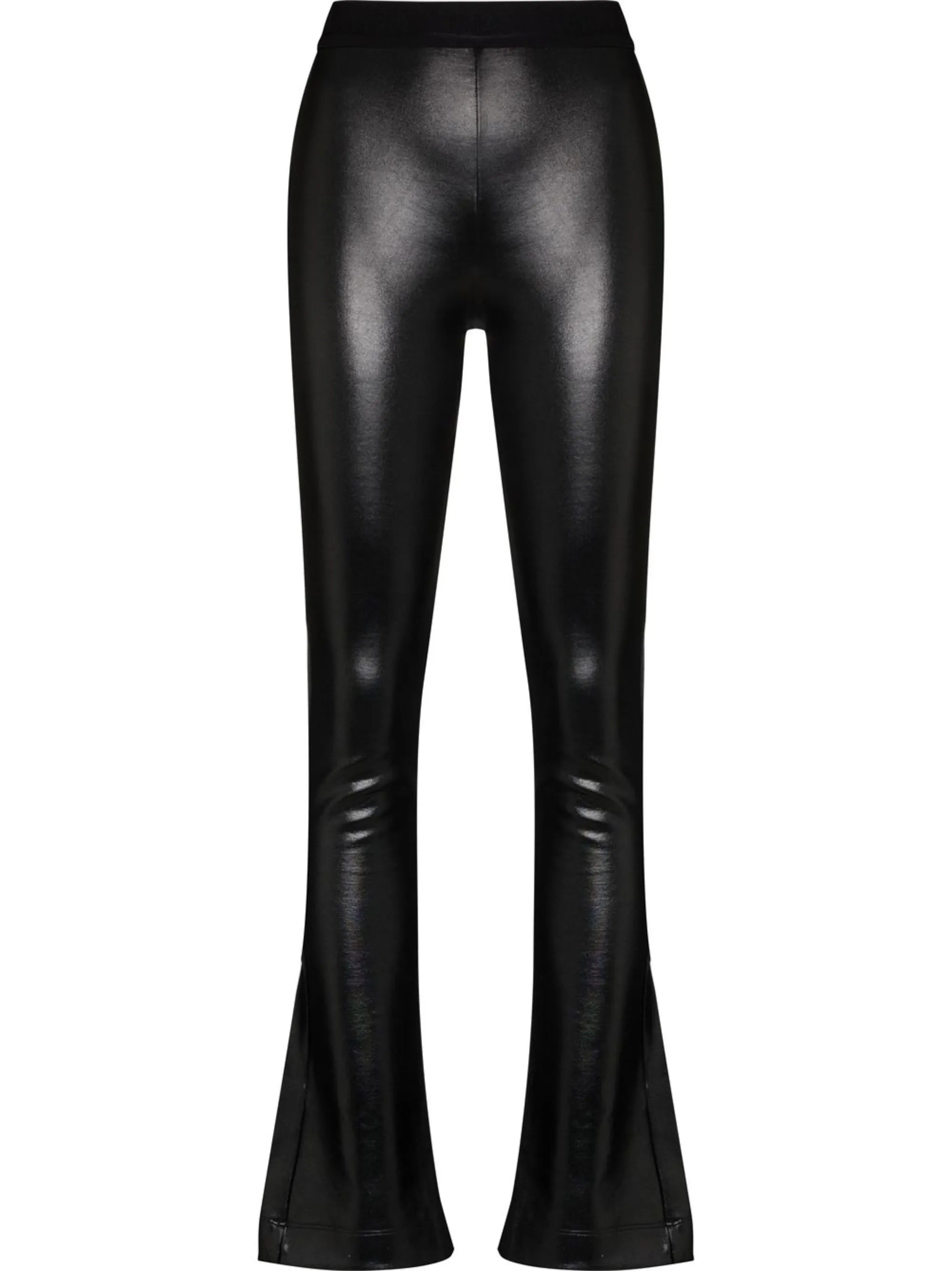 Lais Coated flared leggings