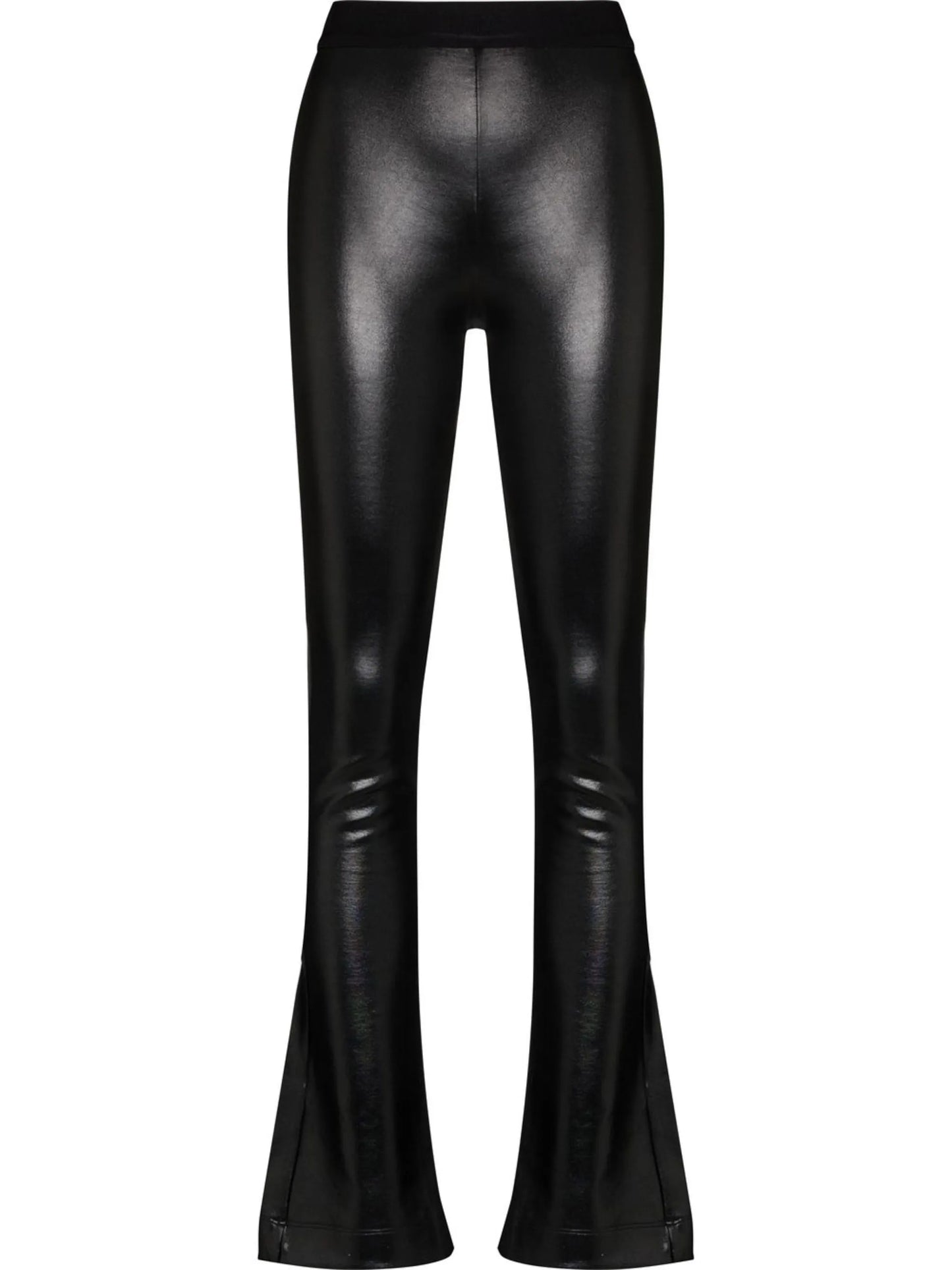 Lais Coated flared leggings