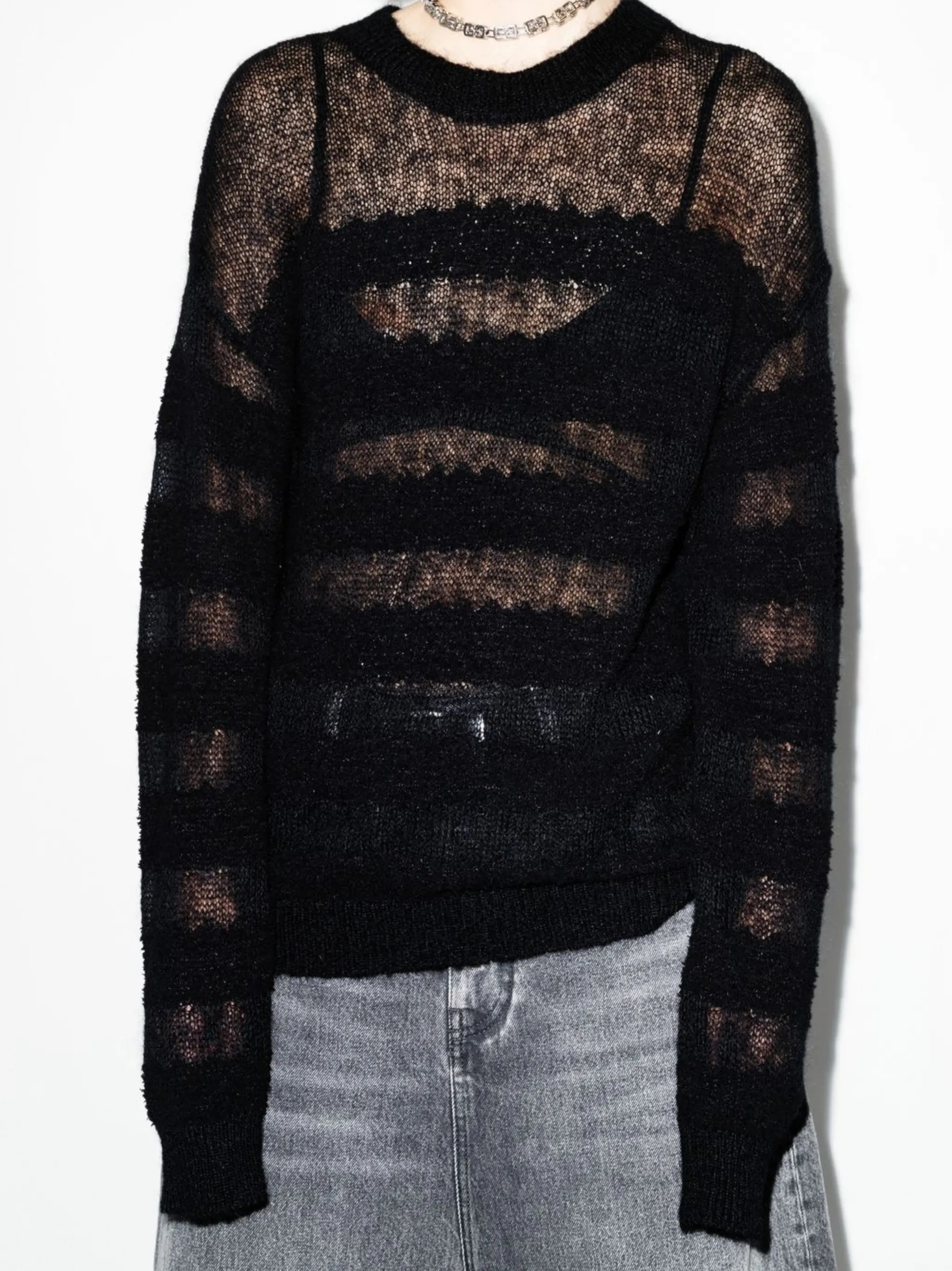 crew-neck jumper