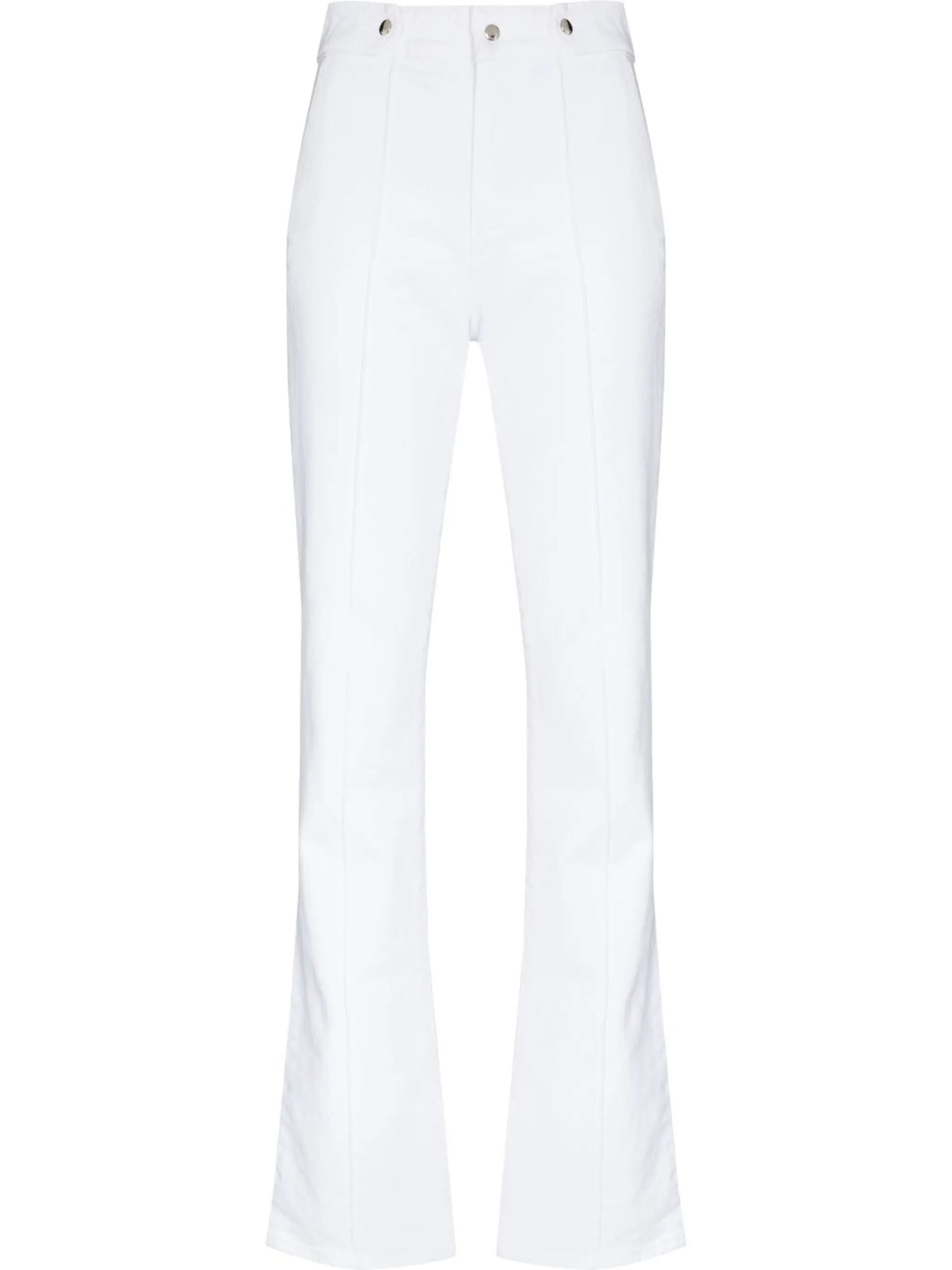 straight-leg denim jeans