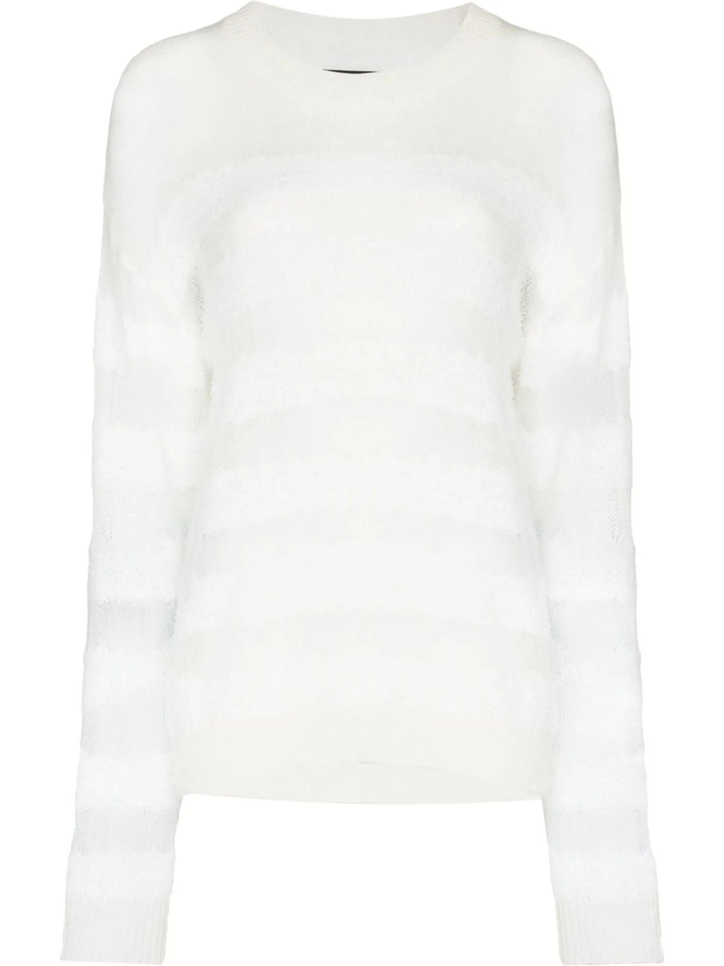 Agatha striped knitted top