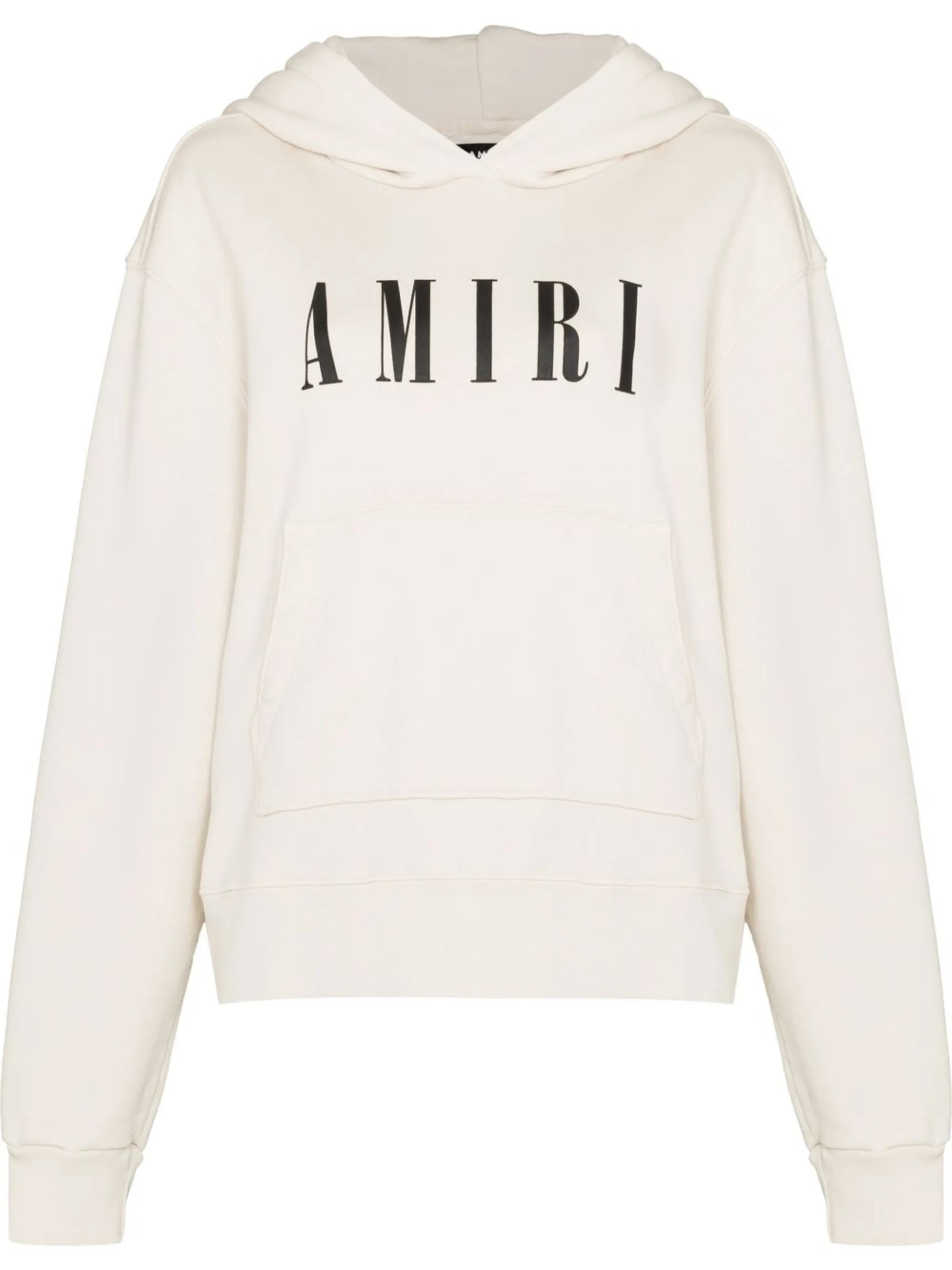 logo-print cotton hoodie