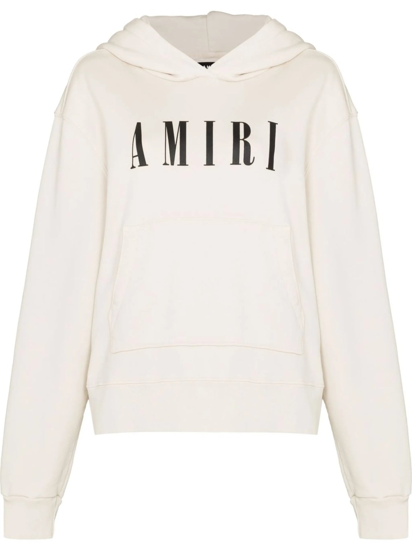 logo-print cotton hoodie