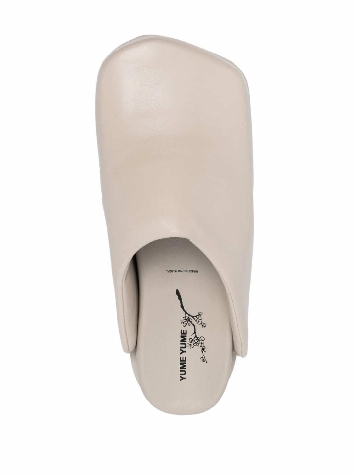 Truck faux leather mules