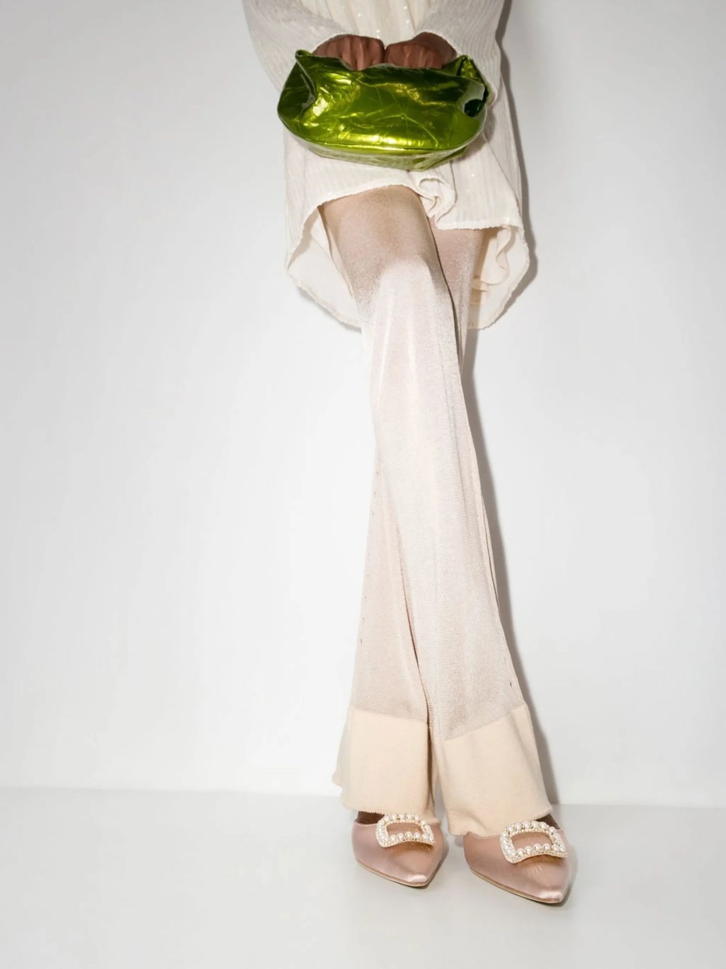 70mm Fabetamu embellished pumps