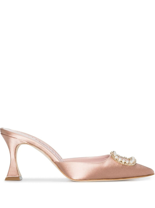 70mm Fabetamu embellished pumps