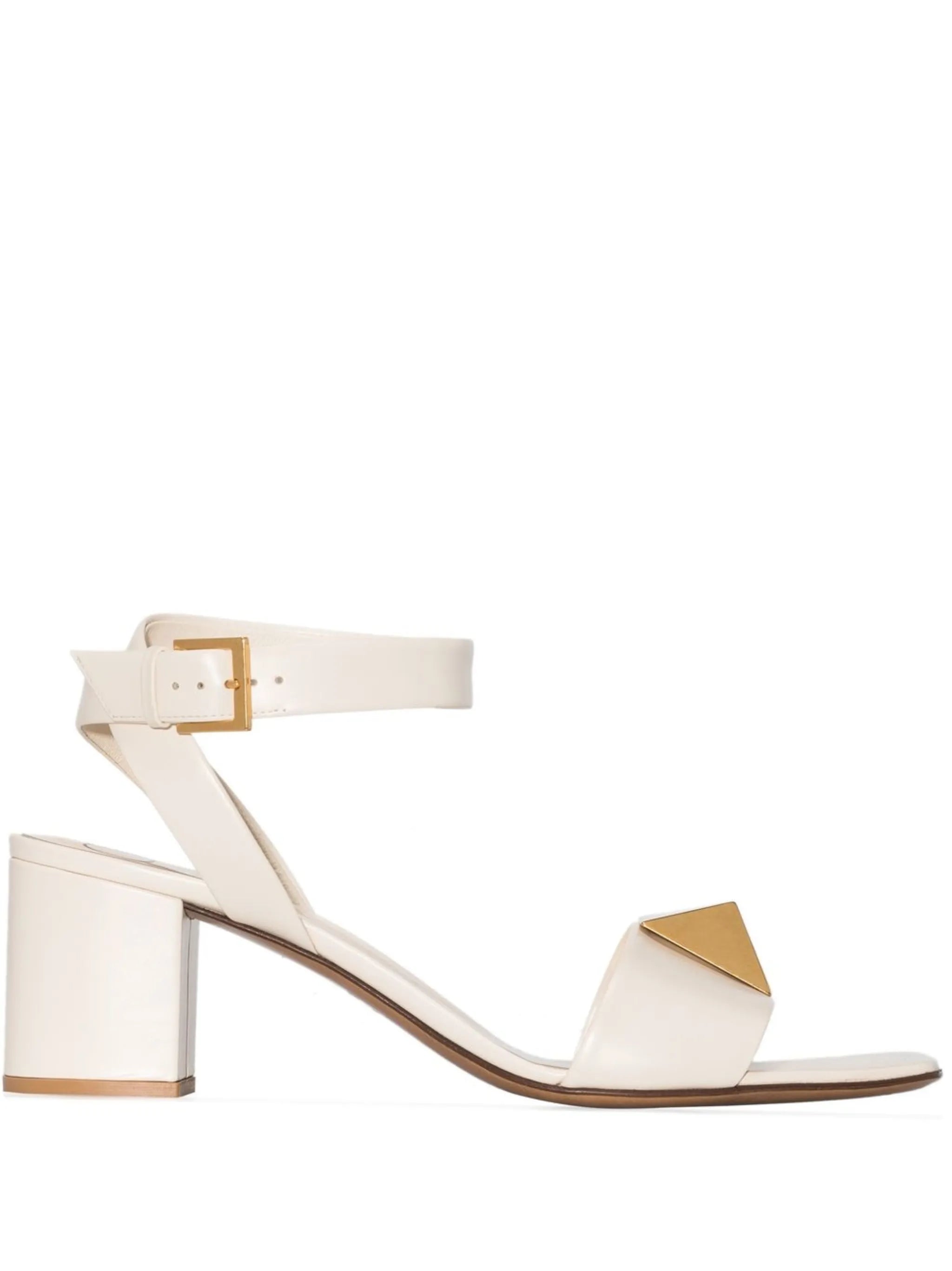 Rockstud 60mm block-heel sandals