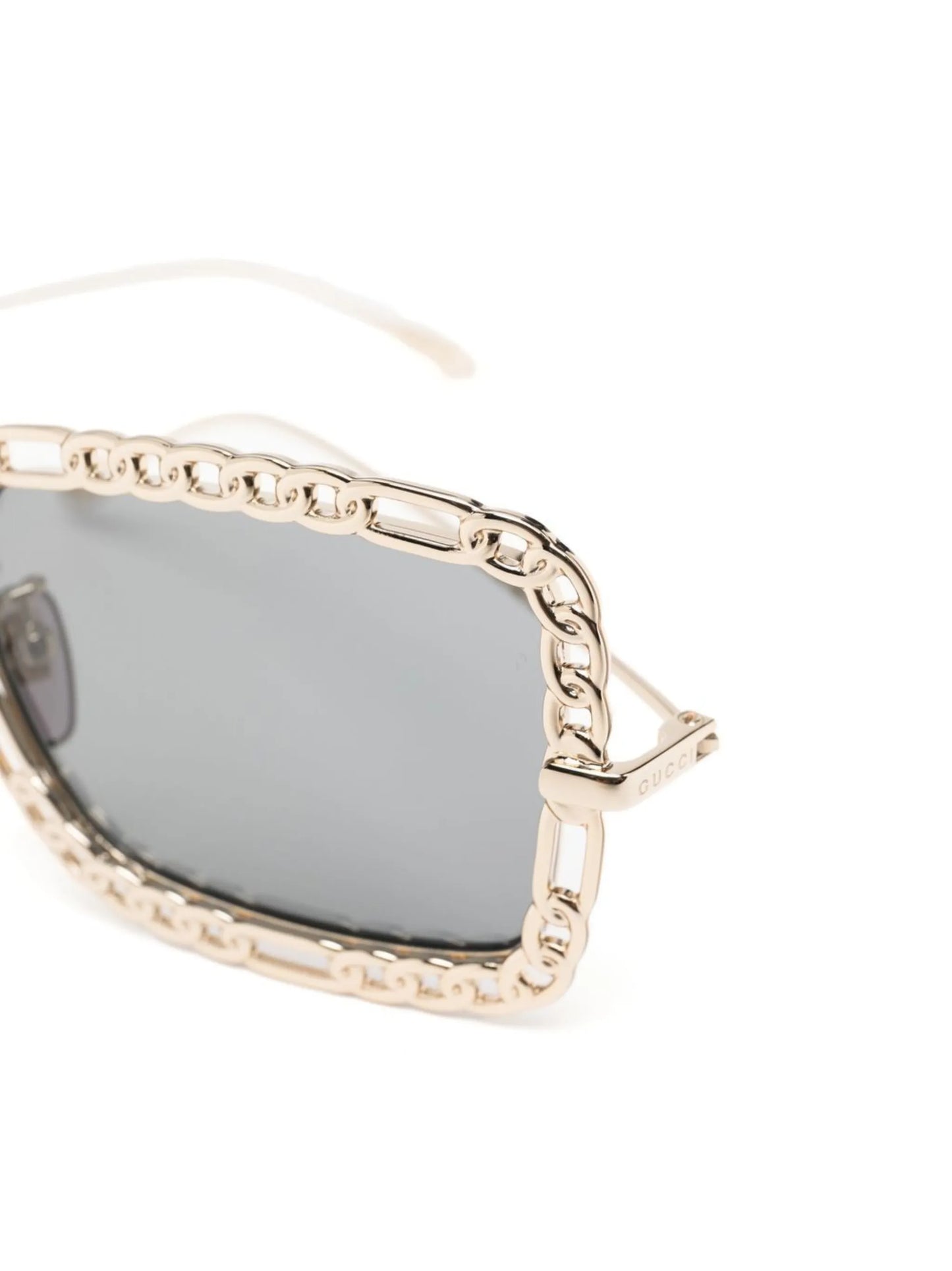 square-frame tinted sunglasses