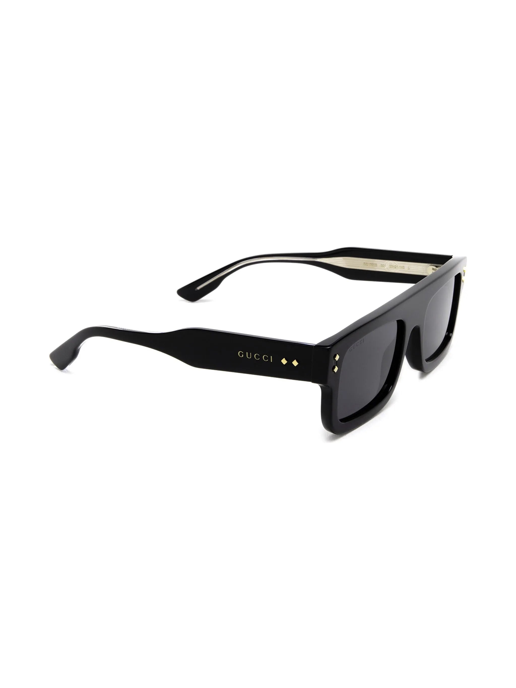 logo print square-frame sunglasses