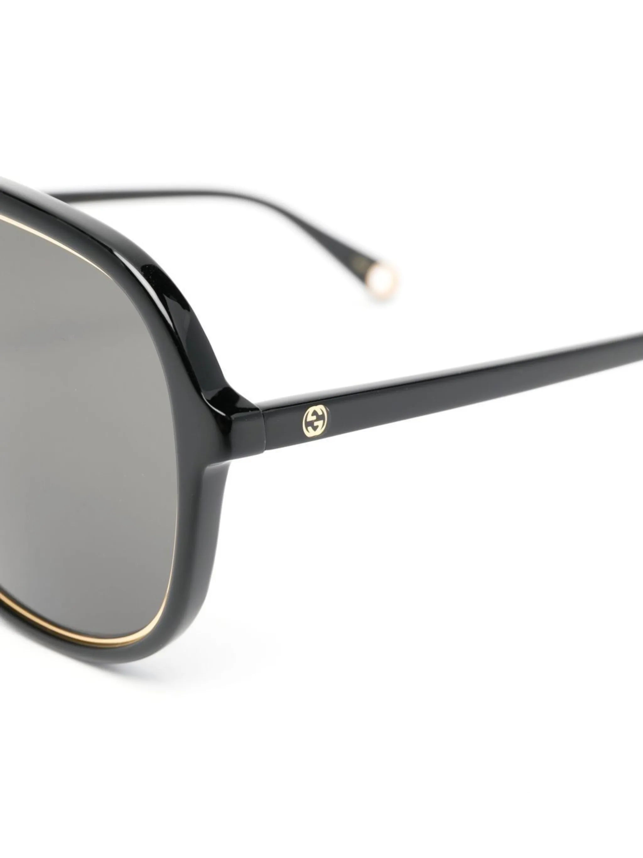 navigator-frame tinted sunglasses