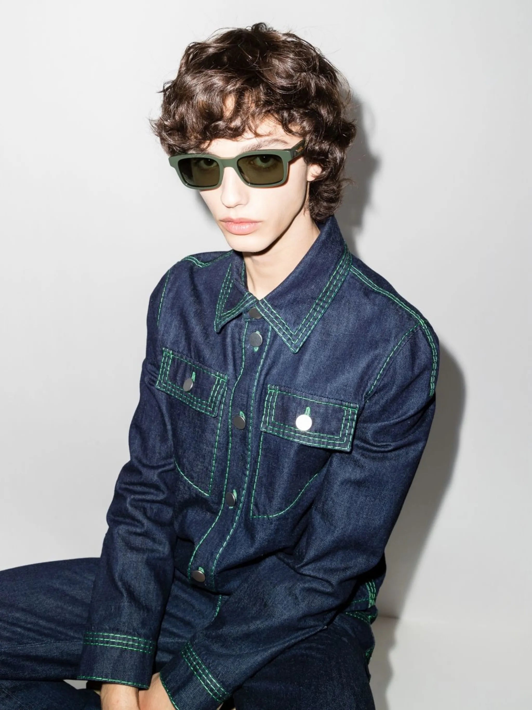 Classic square-frame sunglasses