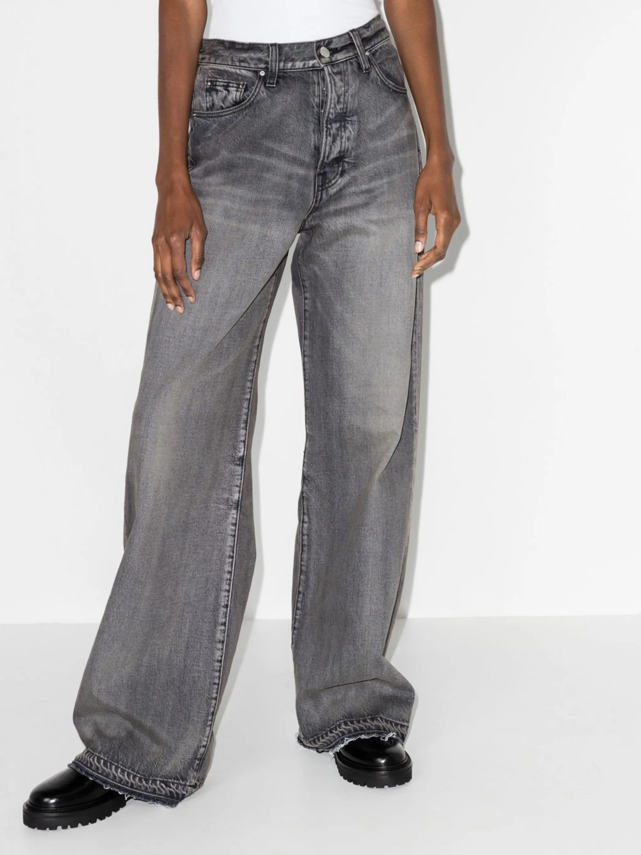 wide-leg jeans