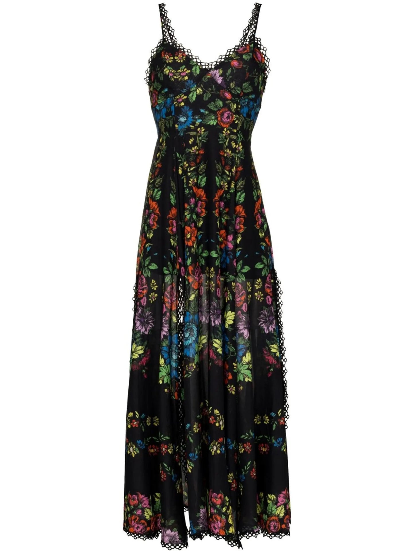 Iraso floral-print midi dress