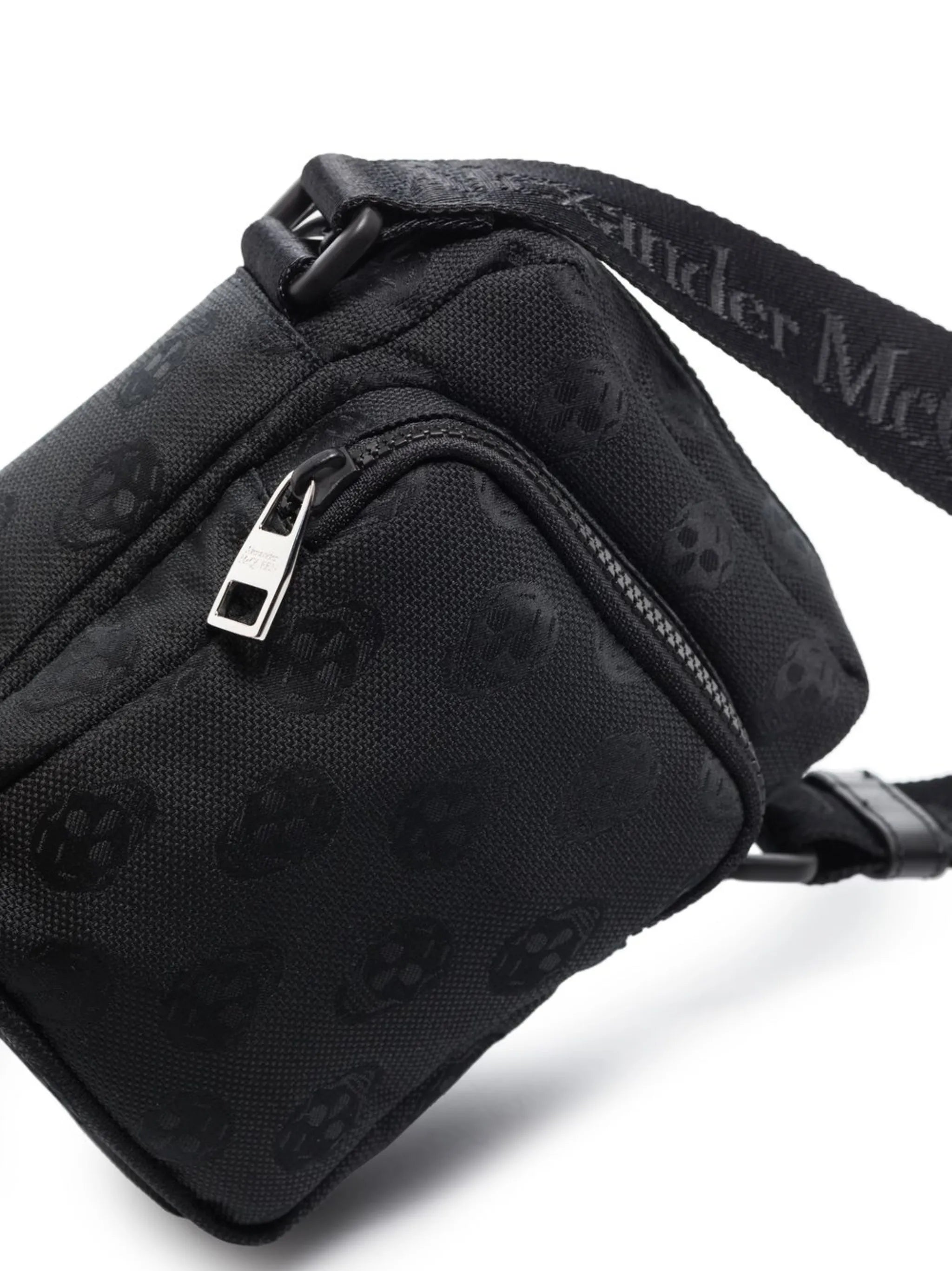 logo-jacquard messenger bag