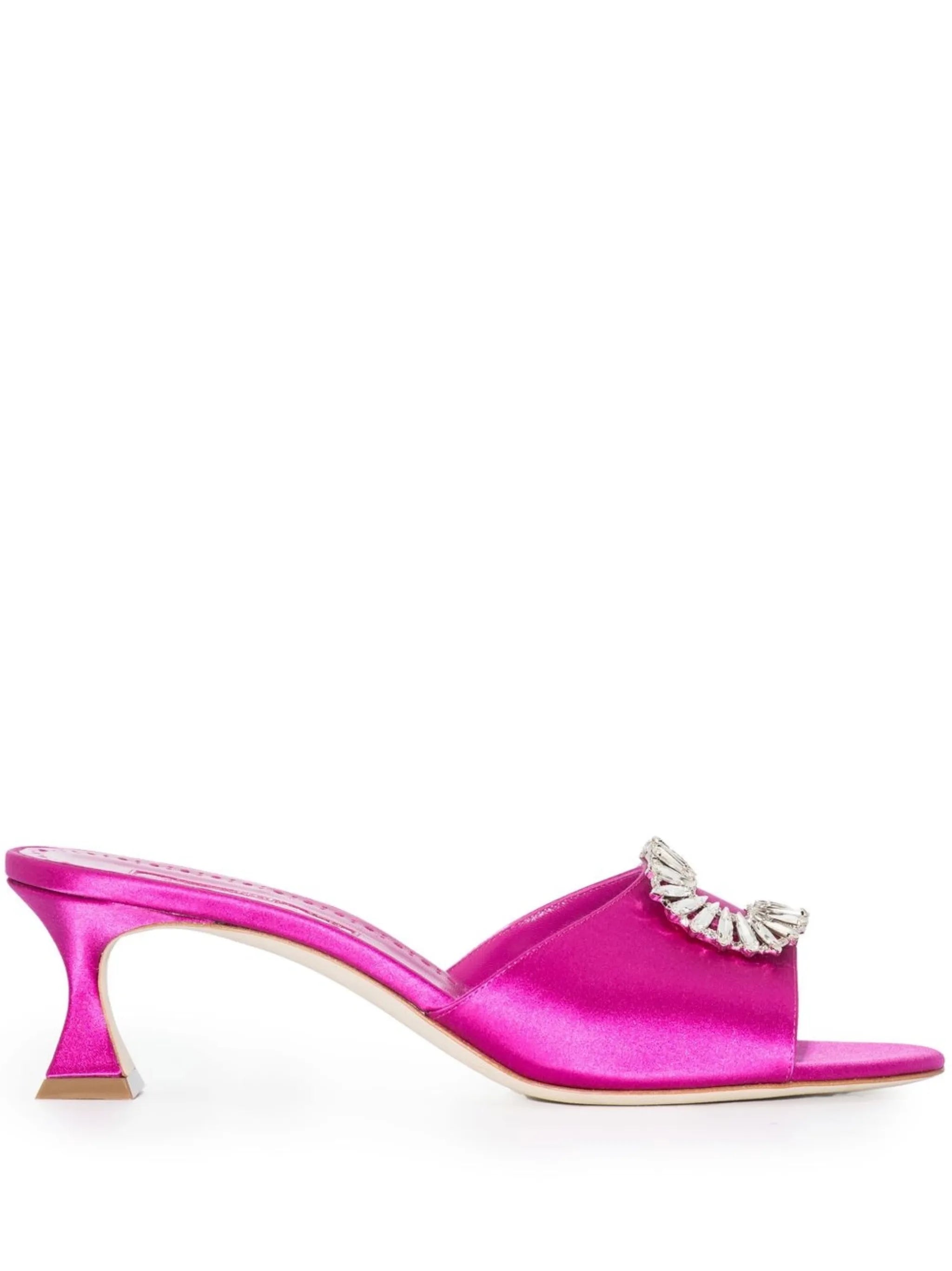 60mm crystal-buckle sandals