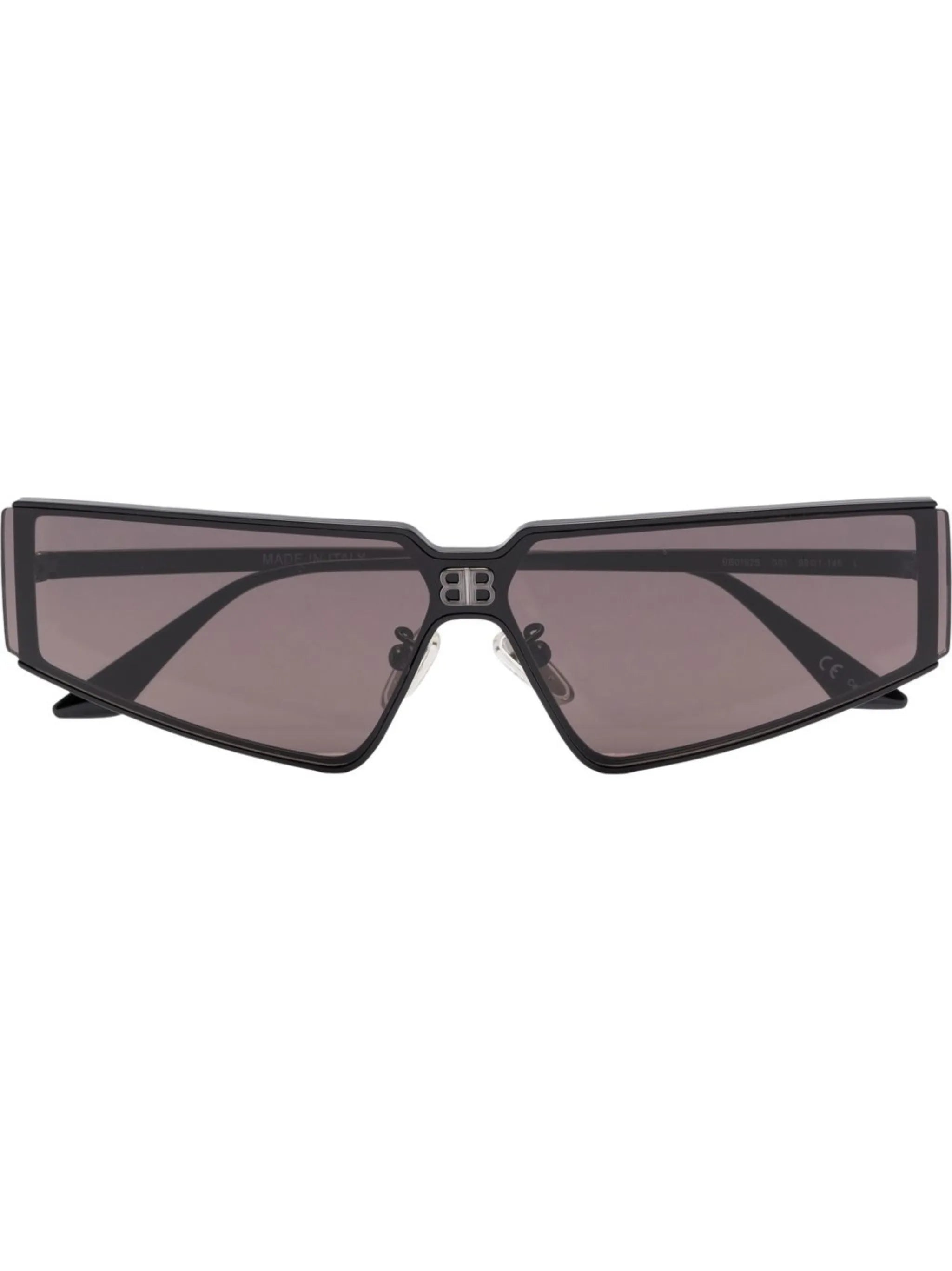 geometric frame sunglasses